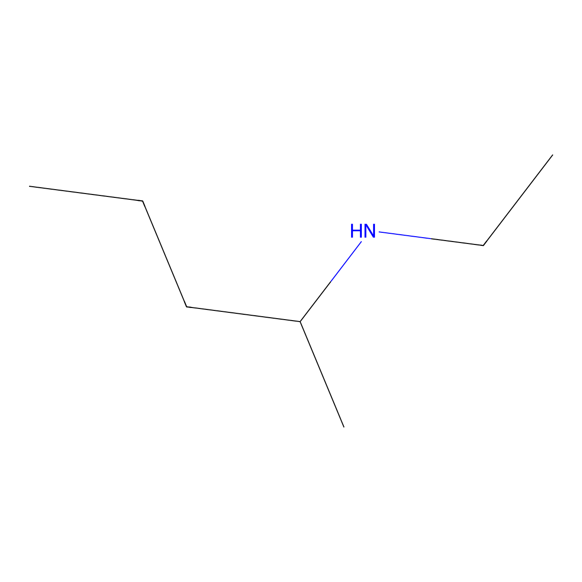 N-Ethylpentan-2-amine molecular structure, CAS 39190-84-6