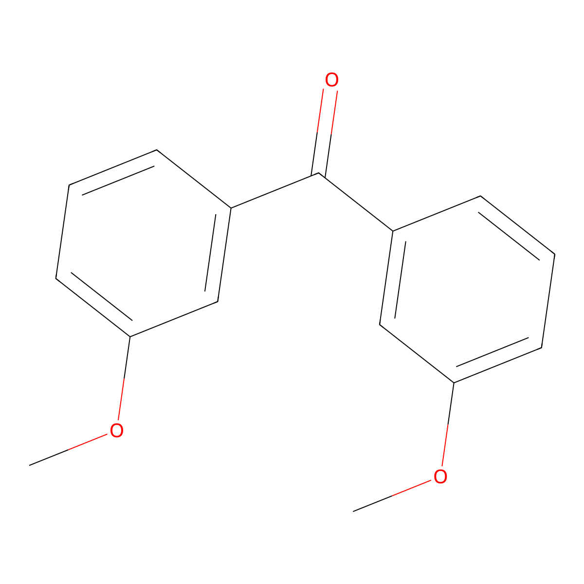 Bis(3-methoxyphenyl)methanone molecular structure, CAS 39193-85-6
