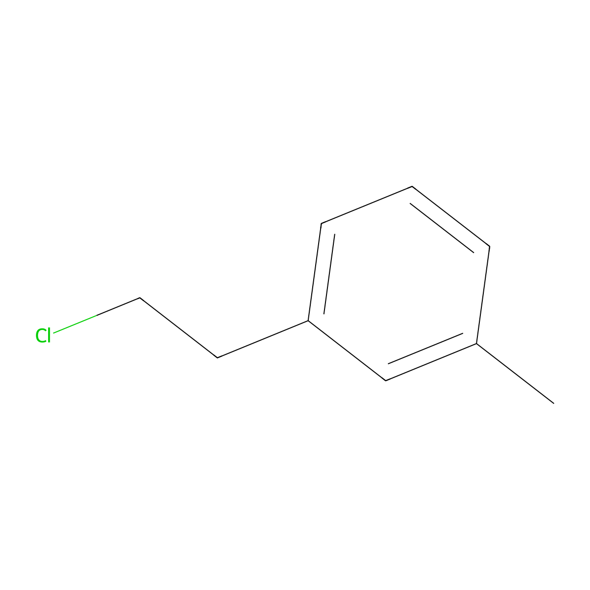 1-(2-Chloroethyl)-3-methylbenzene molecular structure, CAS 39199-36-5
