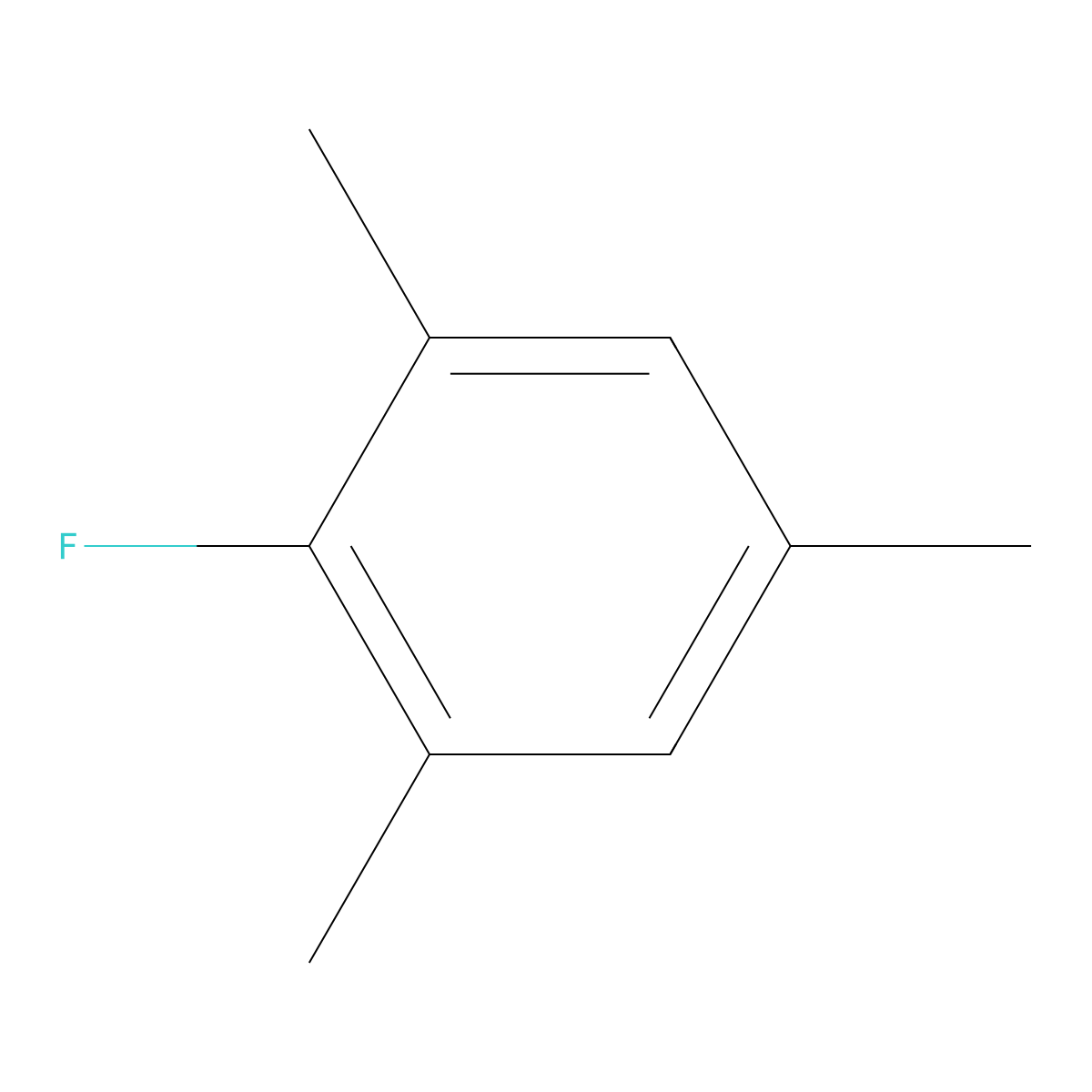 Mesityl Fluoride molecular structure, CAS 392-69-8
