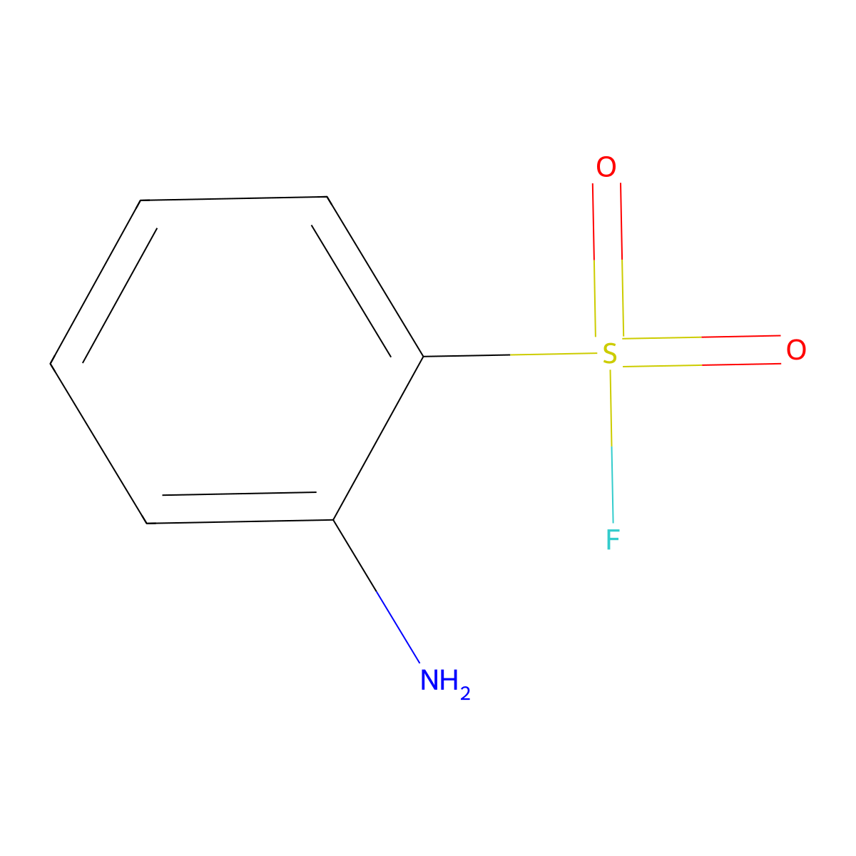 2-Aminobenzenesulfonyl fluoride molecular structure, CAS 392-86-9