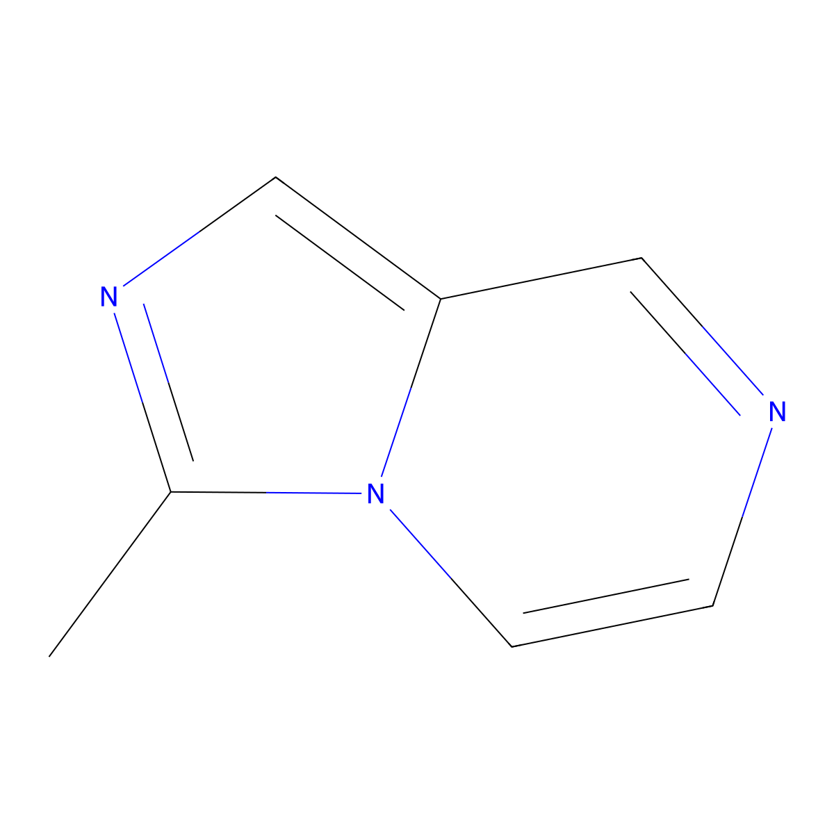 3-Methylimidazo[1,5-a]pyrazine molecular structure, CAS 39204-53-0
