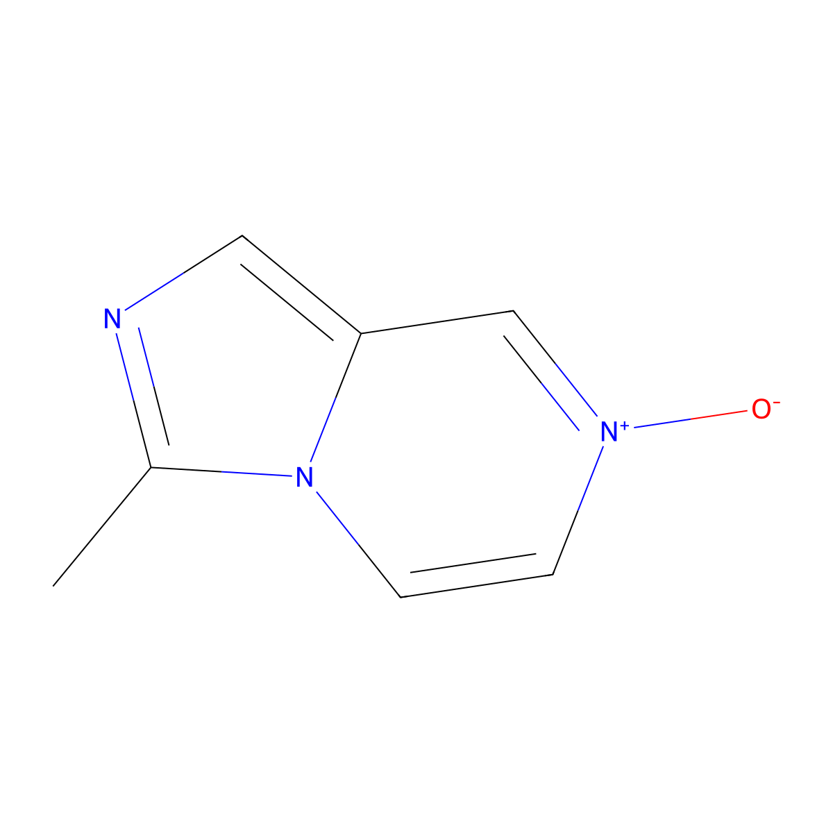 3-Methyl-7lambda(5)-imidazo(1,5-a)pyrazin-7-ol molecular structure, CAS 39204-55-2