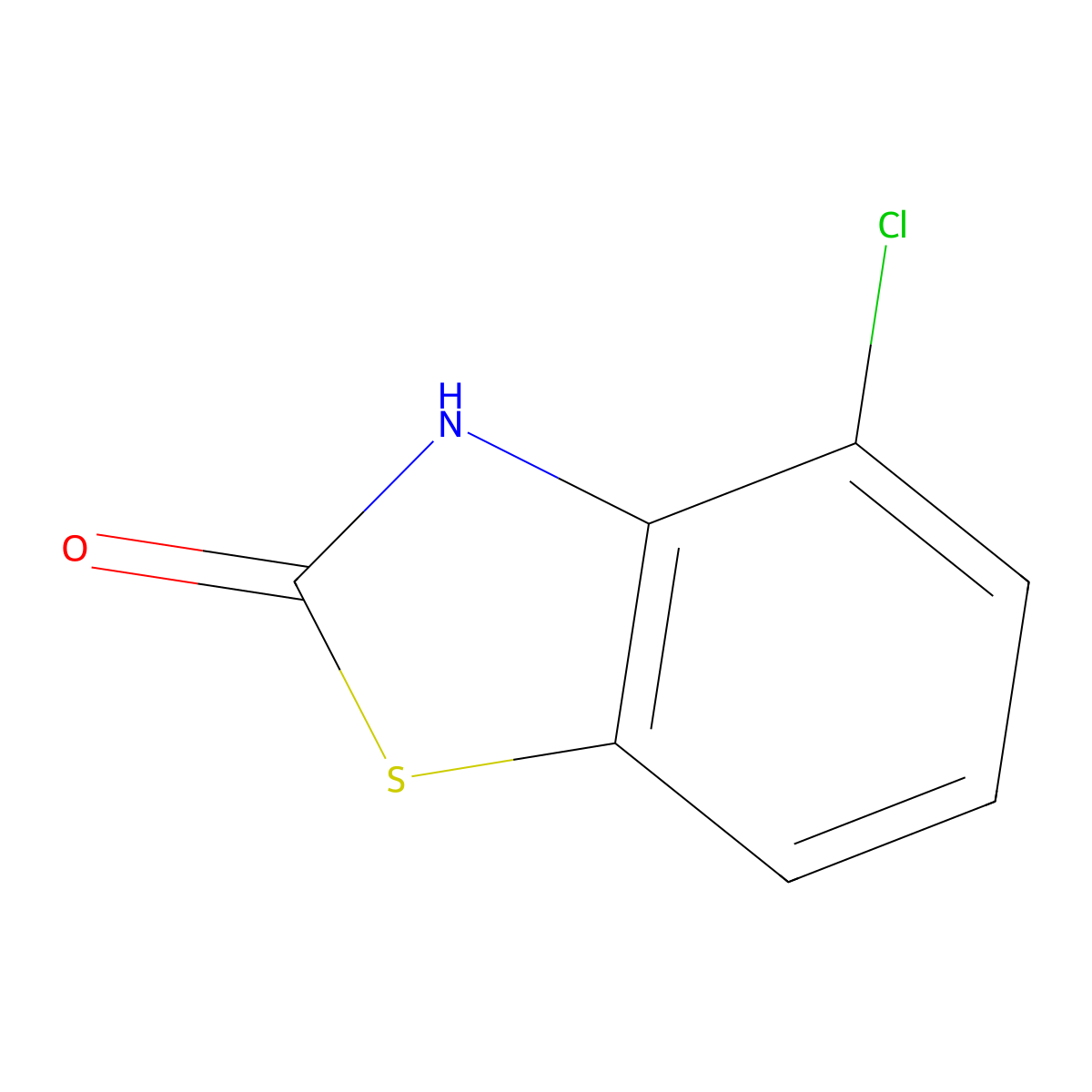 4-chlorobenzothiazol-2(3H)-one molecular structure, CAS 39205-62-4