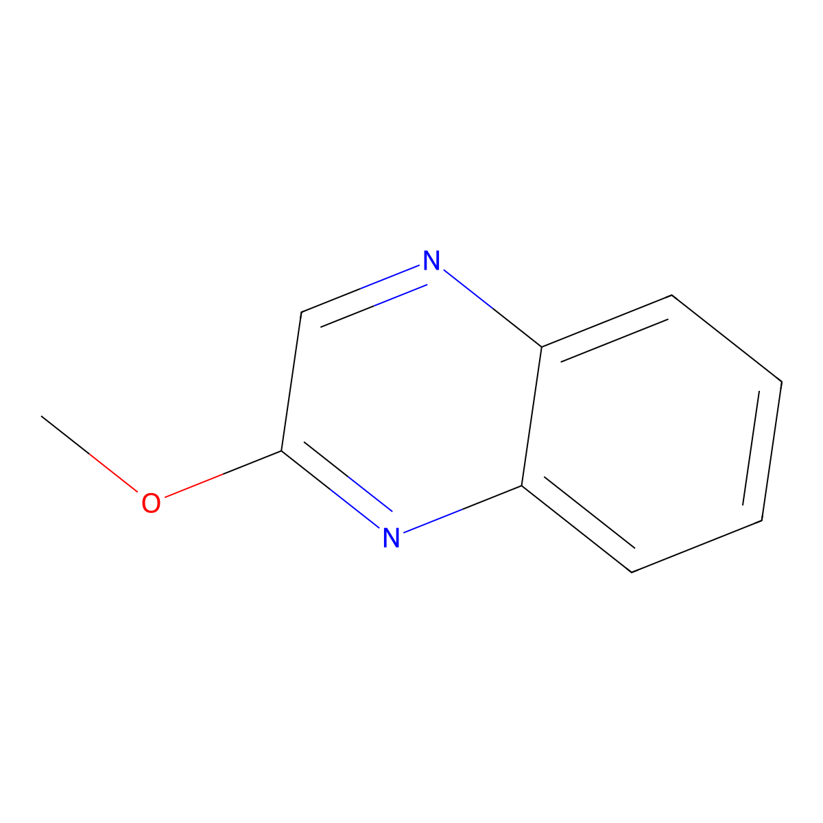 2-Methoxyquinoxaline molecular structure, CAS 39209-88-6