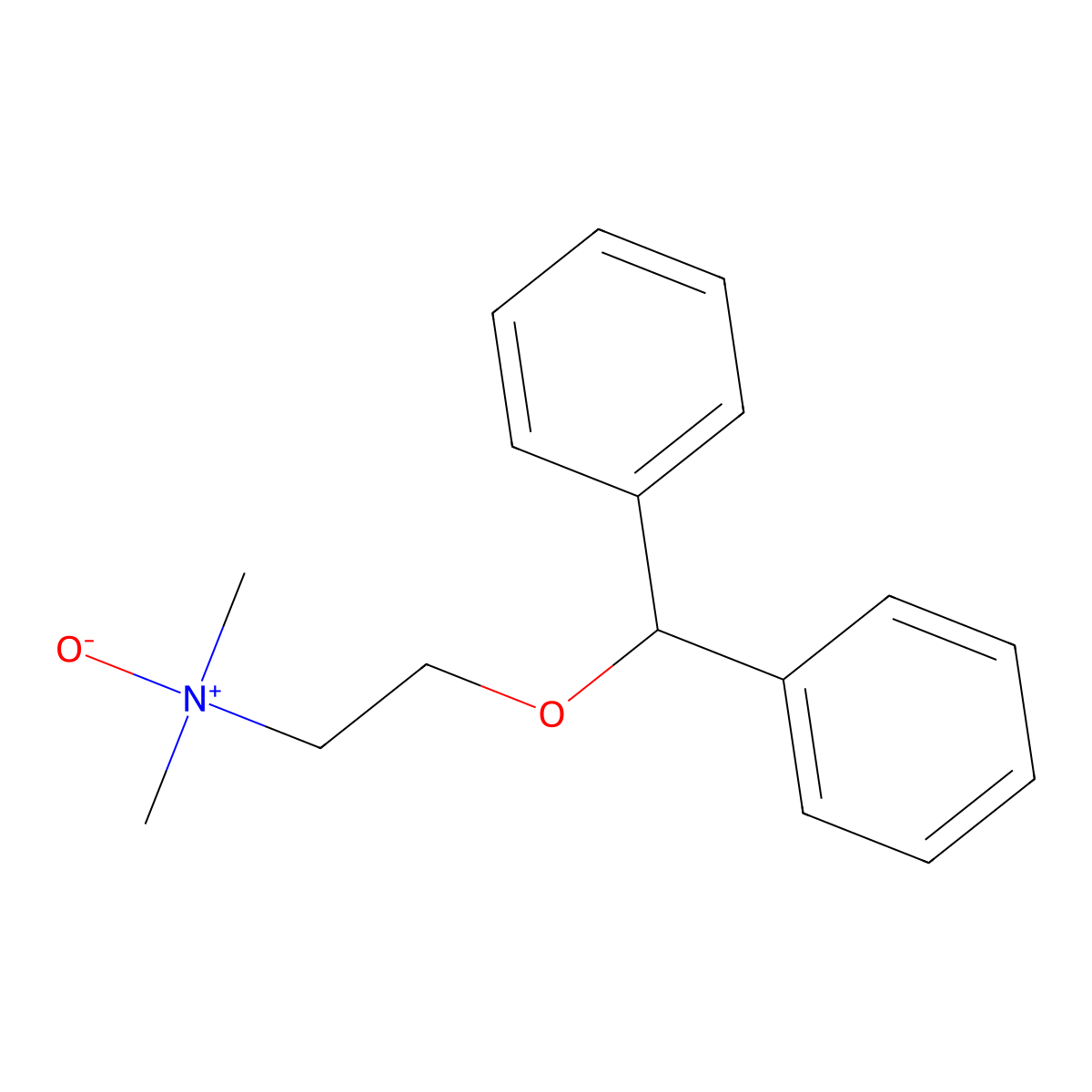 Amoxydramine molecular structure, CAS 3922-74-5