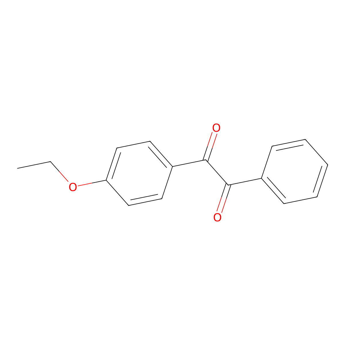1-(4-Ethoxyphenyl)-2-phenylethane-1,2-dione molecular structure, CAS 39229-13-5