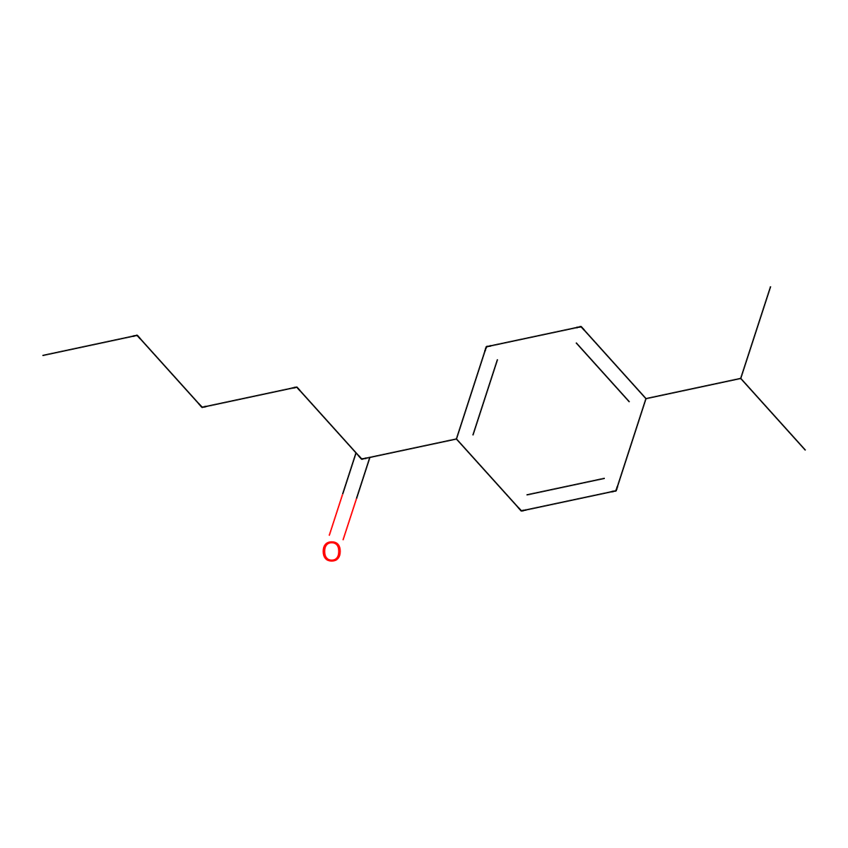 1-(4-iso-Propylphenyl)pentan-1-one molecular structure, CAS 392307-12-9