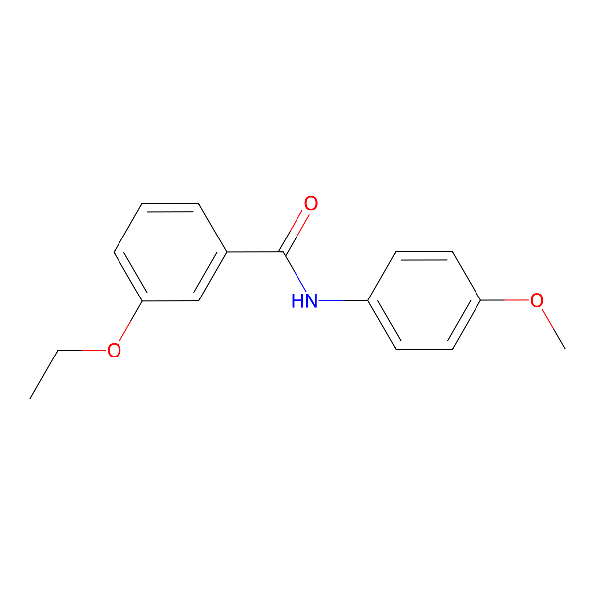 3-ethoxy-N-(4-methoxyphenyl)benzamide molecular structure, CAS 392311-52-3
