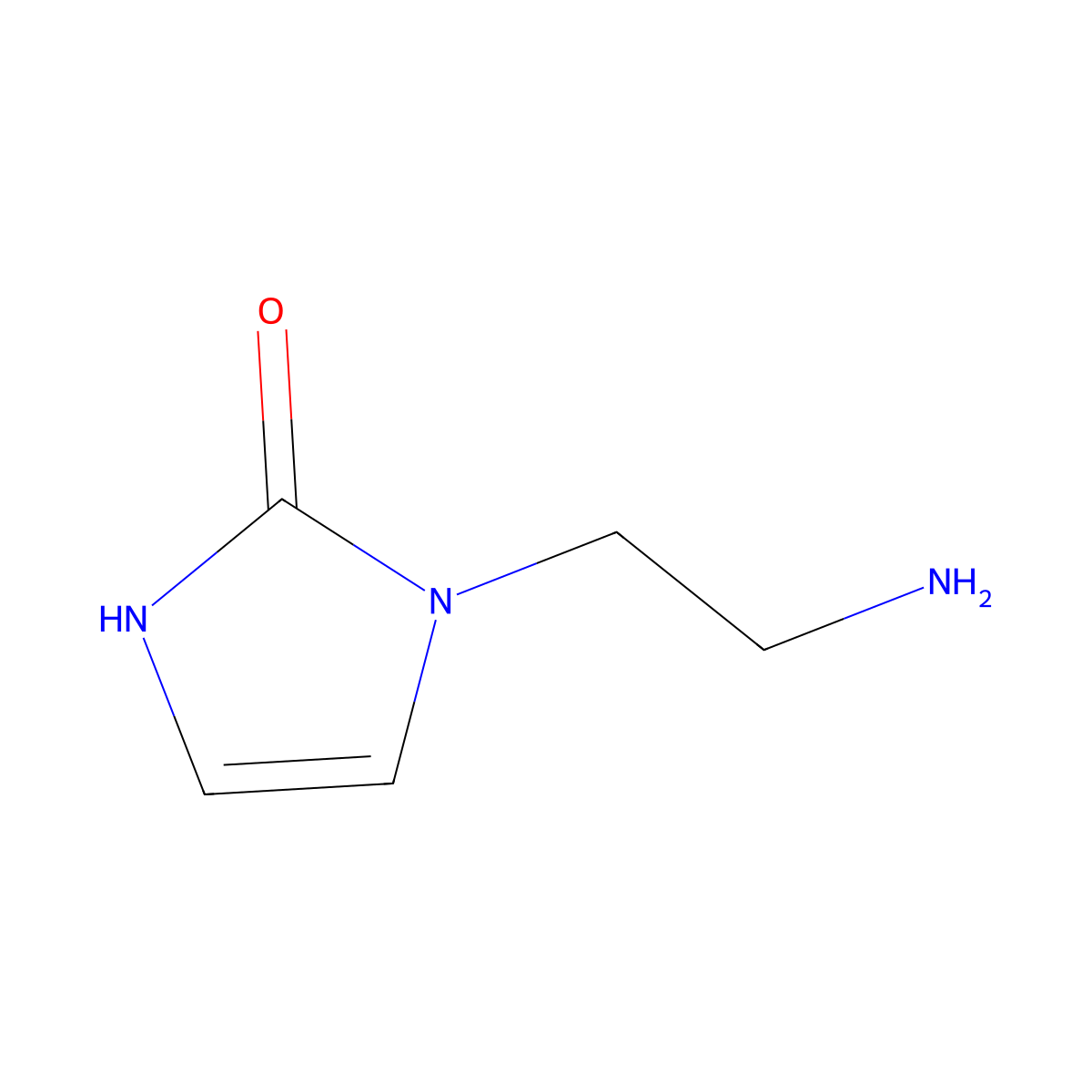 1-(2-Aminoethyl)-1H-imidazol-2(3H)-one molecular structure, CAS 392314-08-8