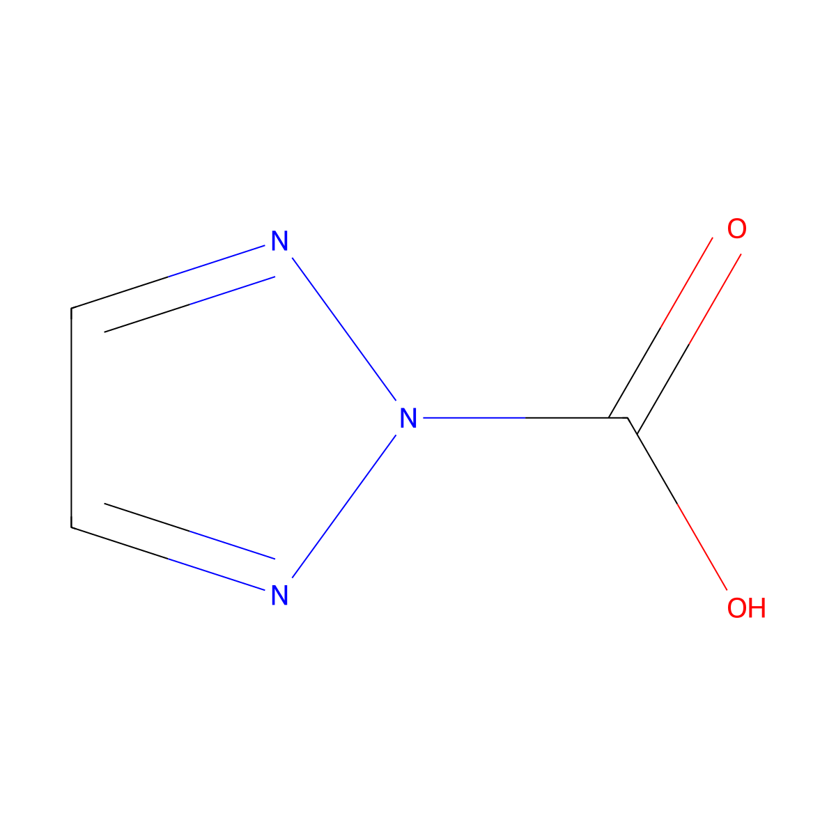 2H-1,2,3-Triazole-2-carboxylicacid molecular structure, CAS 392317-68-9