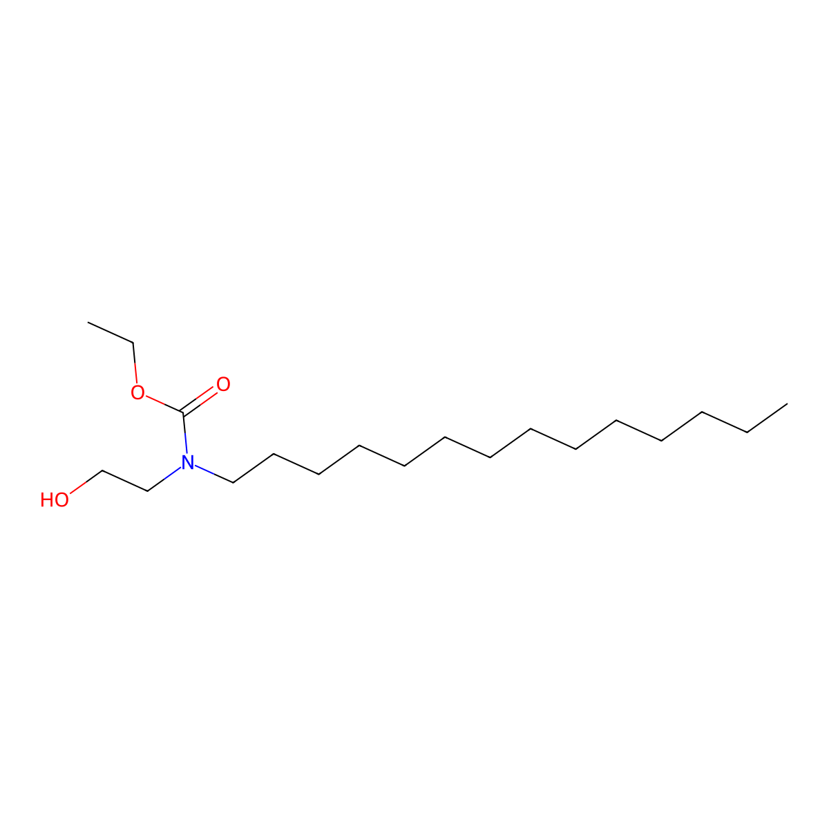 ethoxy-N-(2-hydroxyethyl)-N-tetradecylcarboxamide molecular structure, CAS 392325-88-1