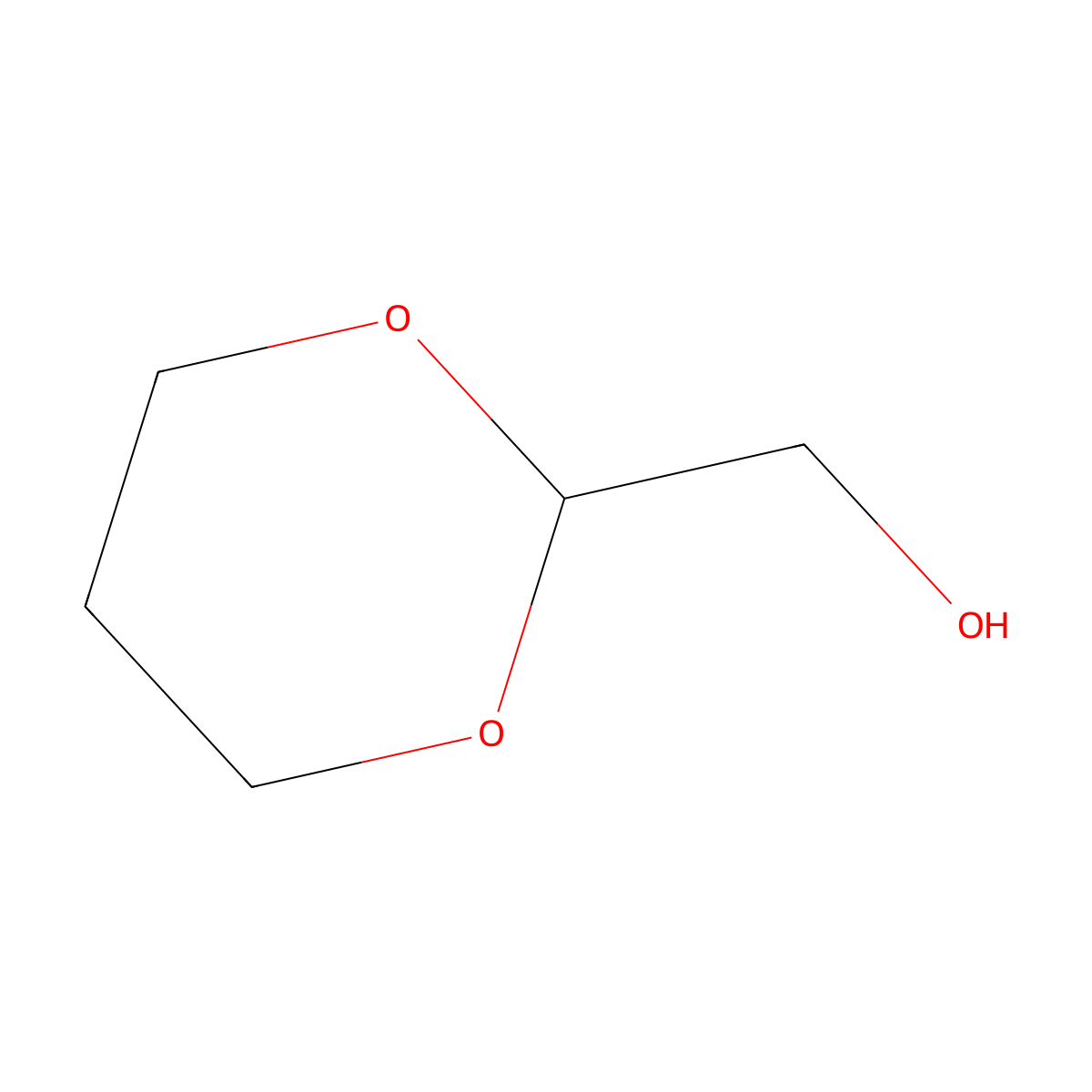 (1,3-Dioxan-2-yl)methanol molecular structure, CAS 39239-93-5