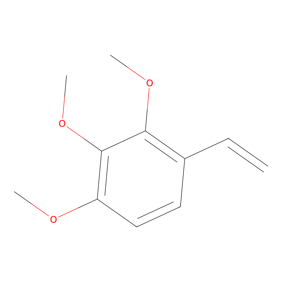 1,2,3-Trimethoxy-4-vinylbenzene molecular structure, CAS 39240-15-8