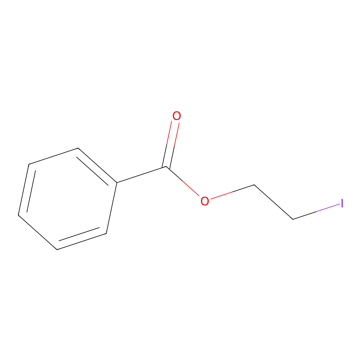 2-Iodoethyl Benzoate molecular structure, CAS 39252-69-2