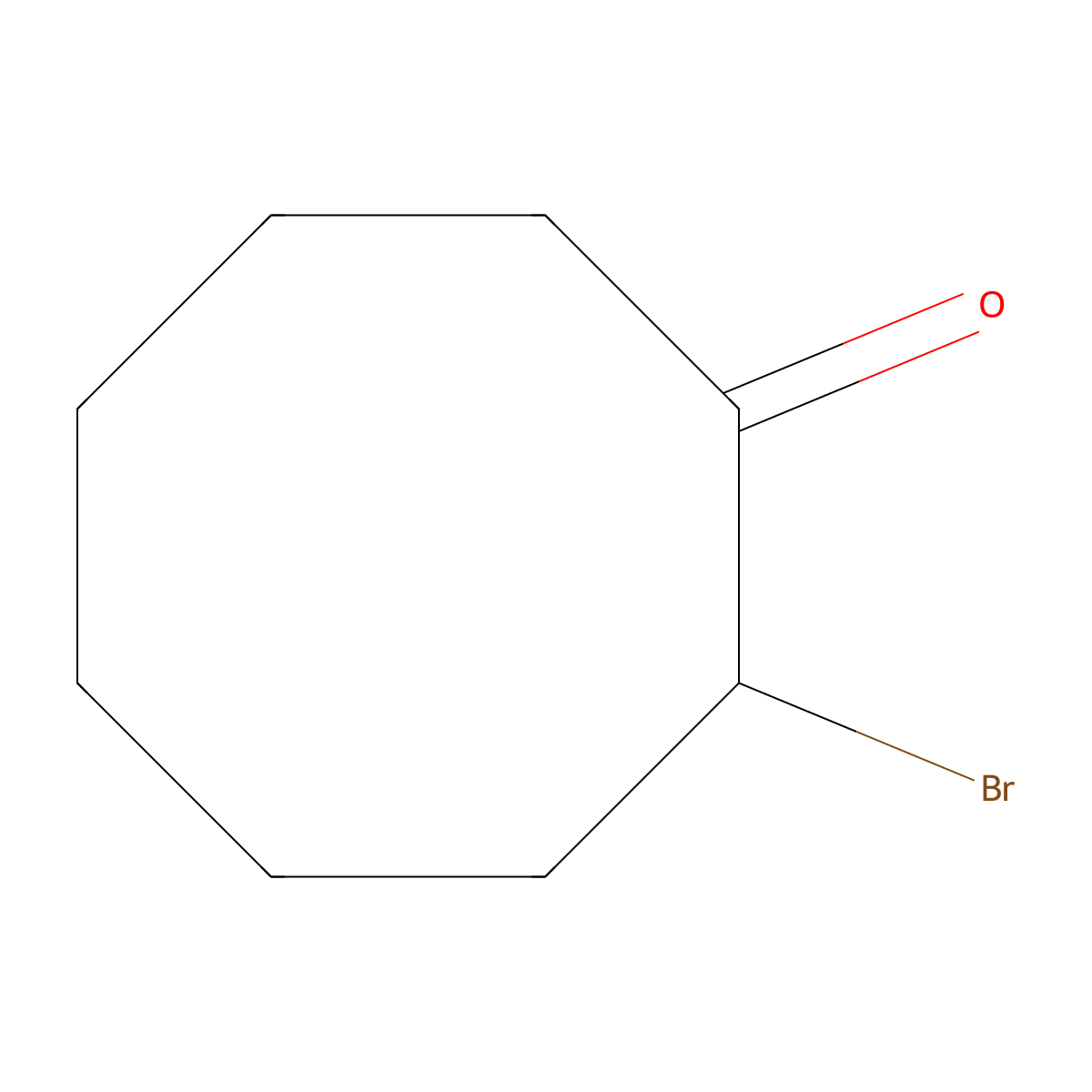 2-Bromocyclooctan-1-one molecular structure, CAS 39261-18-2