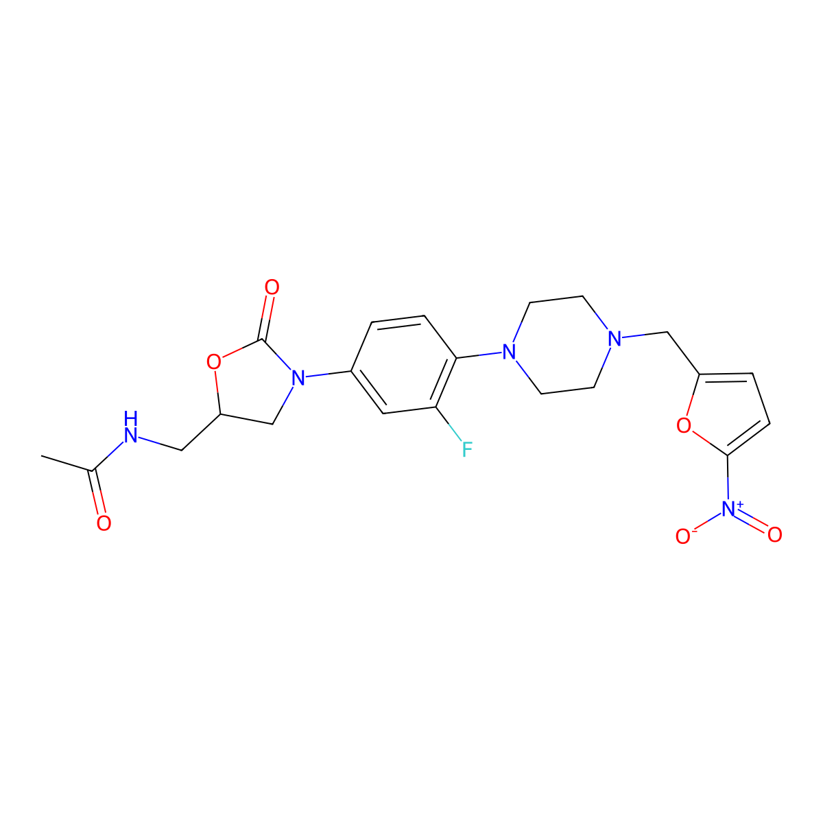 Ranbezolid molecular structure, CAS 392659-38-0