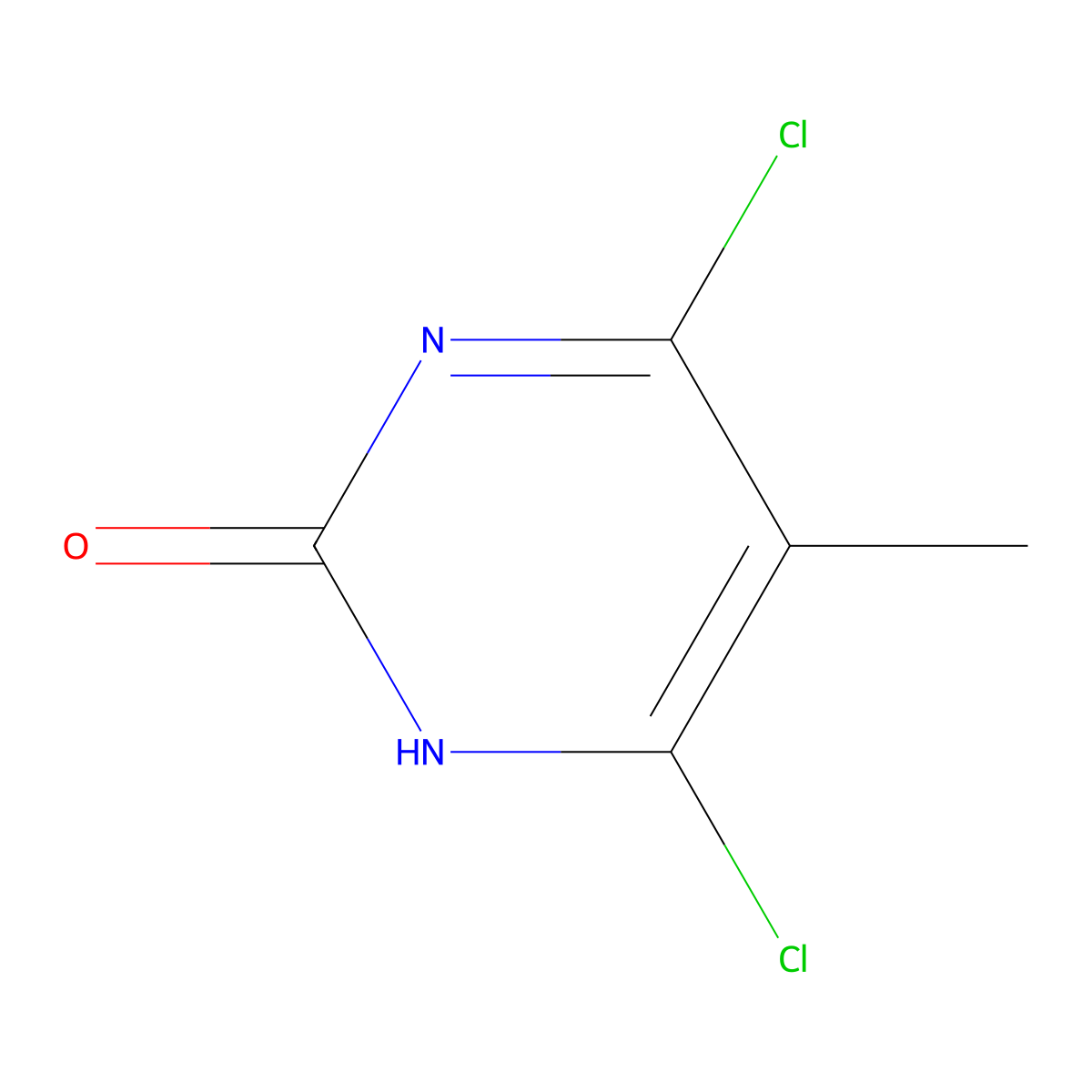 4,6-Dichloro-5-methylpyrimidin-2-ol molecular structure, CAS 392672-79-6