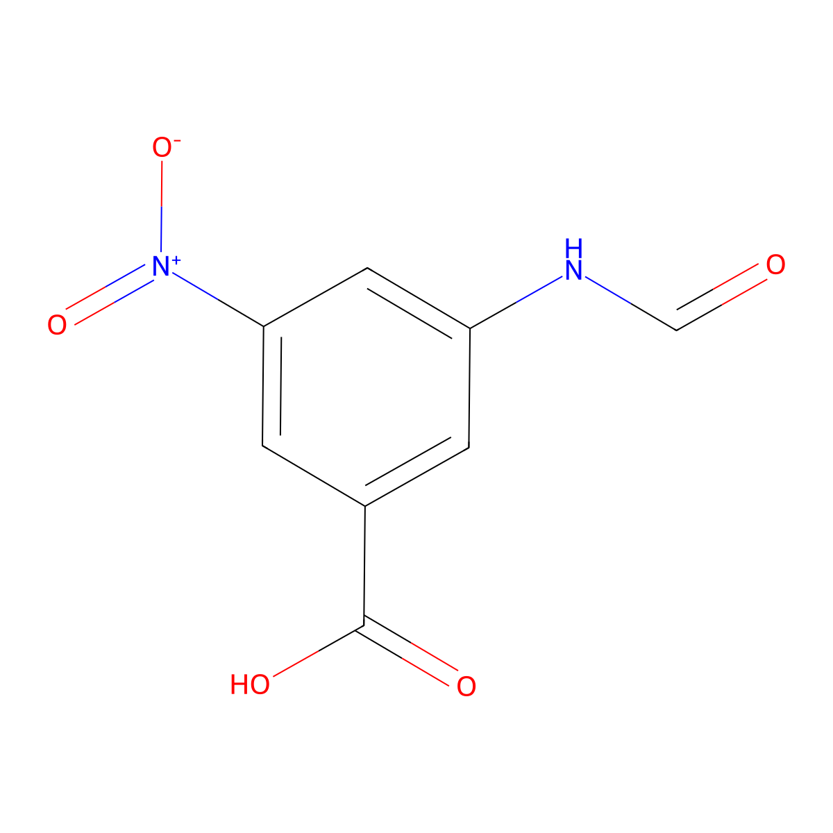5-Carbonylamino-3-nitrobenzoic acid molecular structure, CAS 392705-48-5