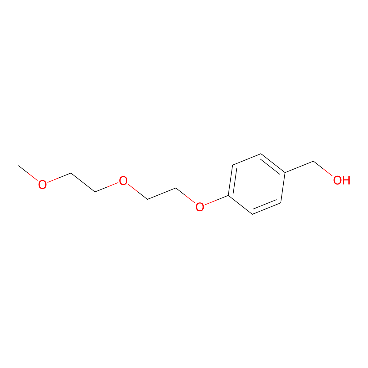 {4-[2-(2-Methoxyethoxy)ethoxy]phenyl}methanol molecular structure, CAS 392711-13-6