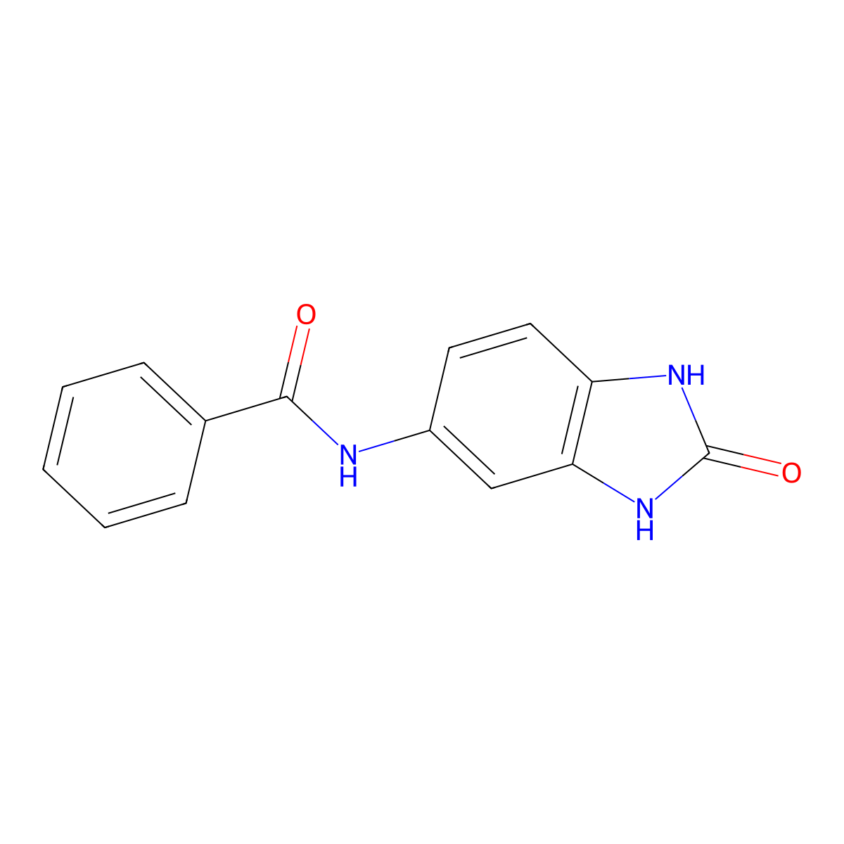 N-(2-Oxo-2,3-dihydro-1H-benzo[d]imidazol-5-yl)benzamide molecular structure, CAS 392719-93-6