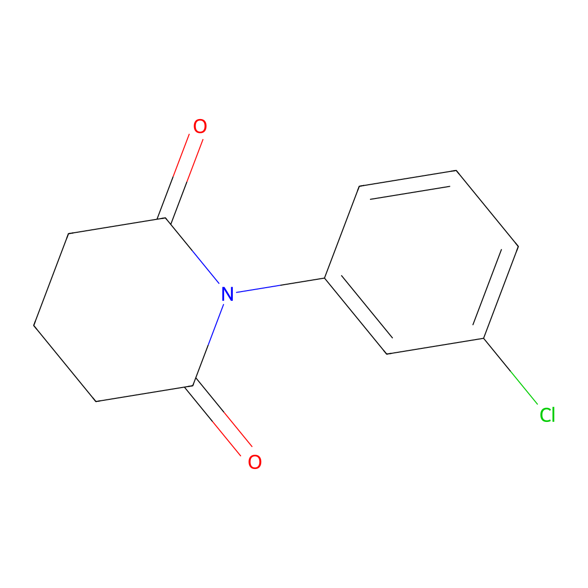 1-(3-Chlorophenyl)azaperhydroine-2,6-dione molecular structure, CAS 392720-92-2