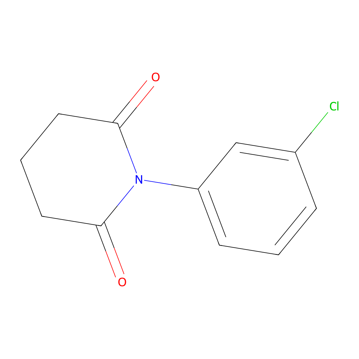 1-(3-Chlorophenyl)azaperhydroine-2,6-dione molecular structure, CAS 392720-92-2