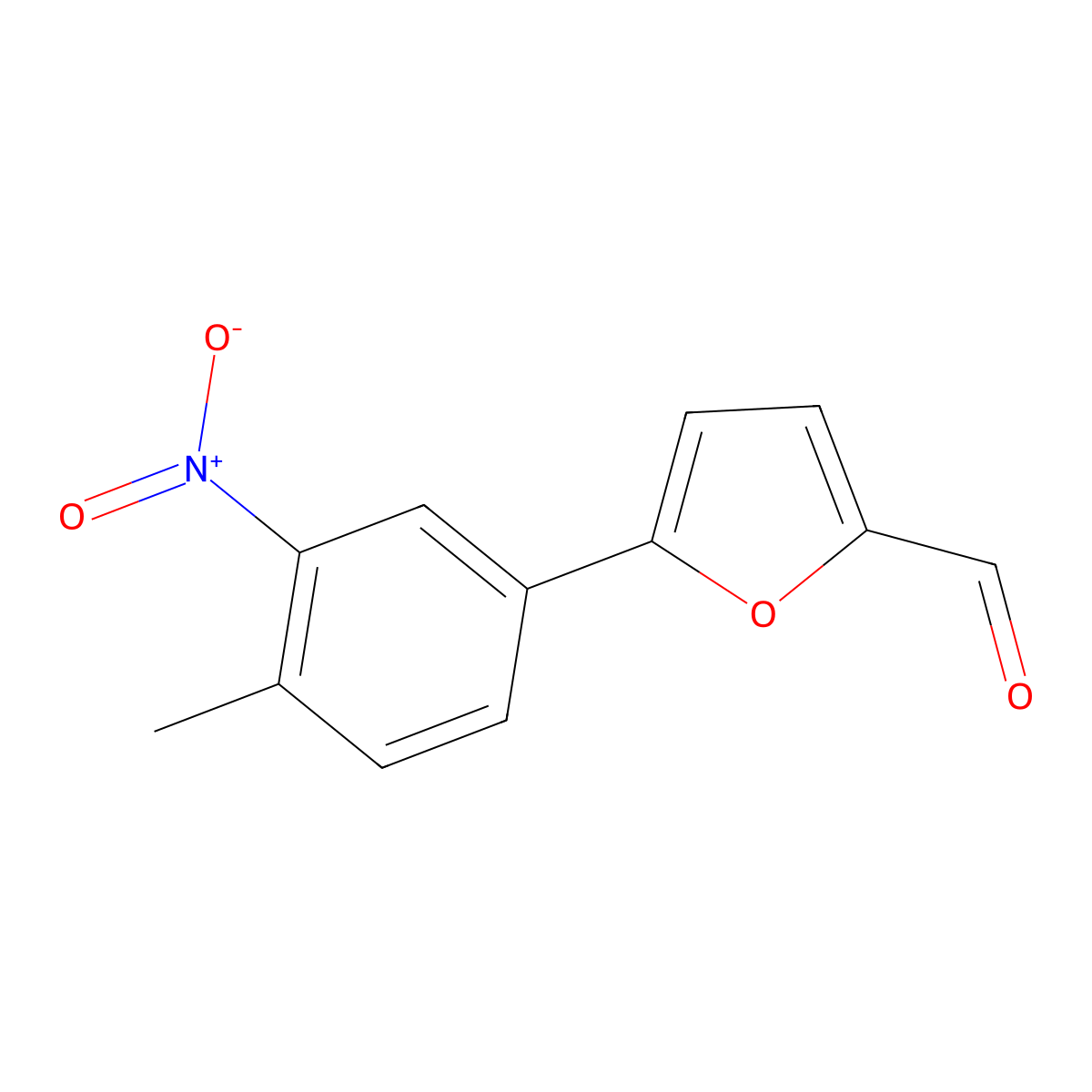 5-(4-Methyl-3-nitrophenyl)furan-2-carbaldehyde molecular structure, CAS 392730-04-0