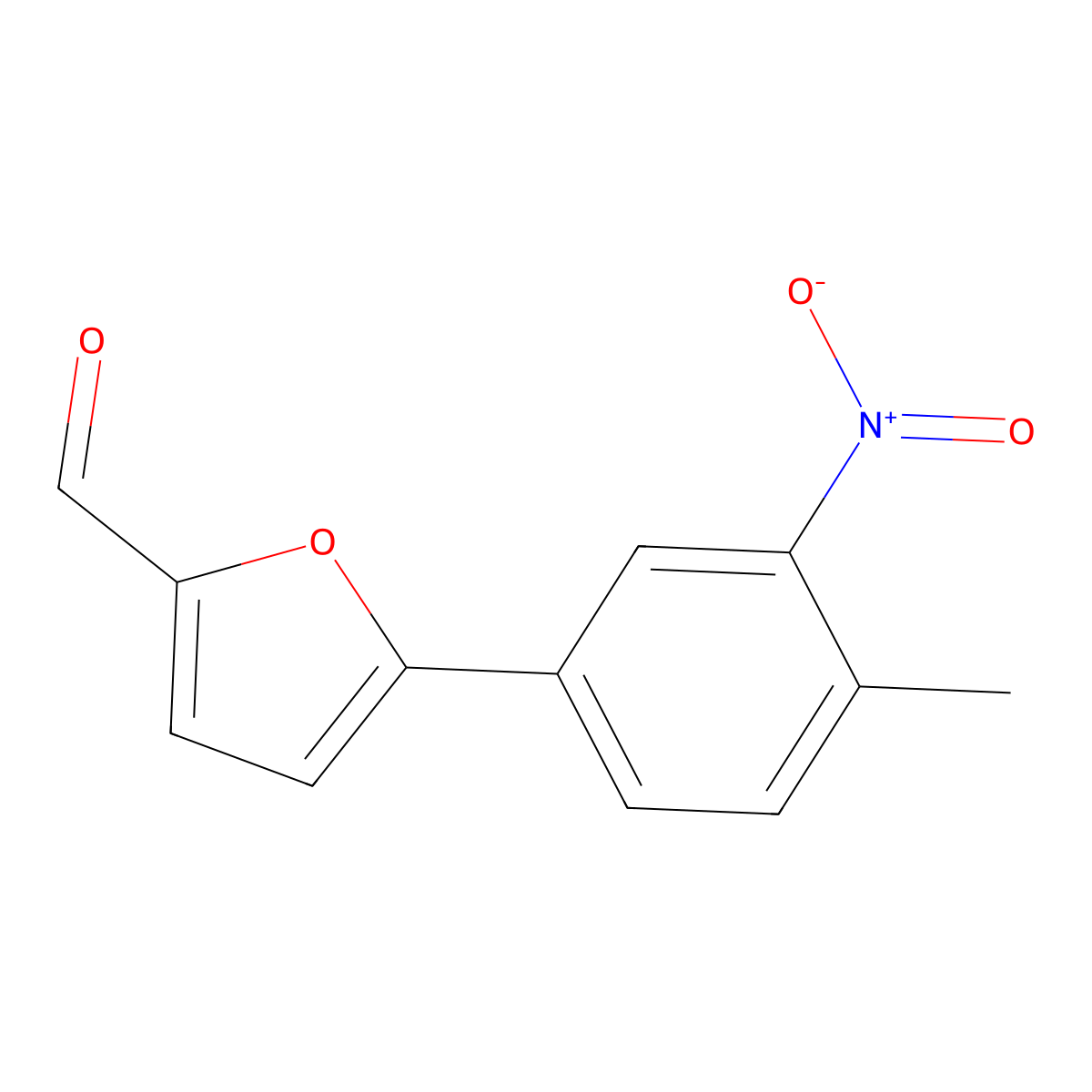 5-(4-Methyl-3-nitrophenyl)furan-2-carbaldehyde molecular structure, CAS 392730-04-0