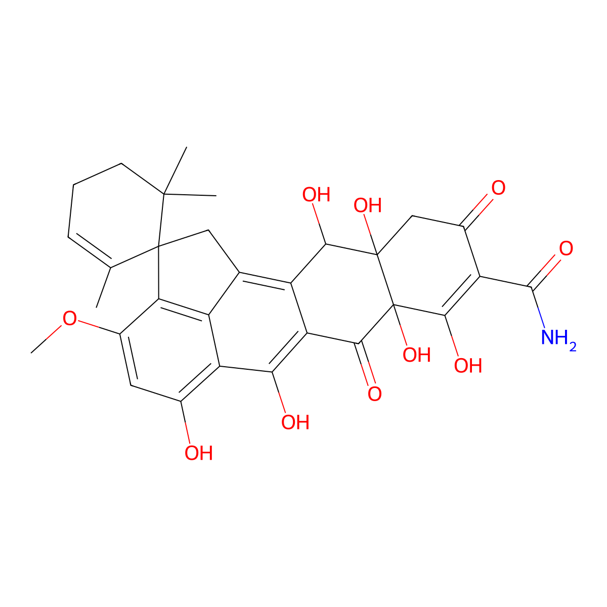 Viridicatumtoxin molecular structure, CAS 39277-41-3