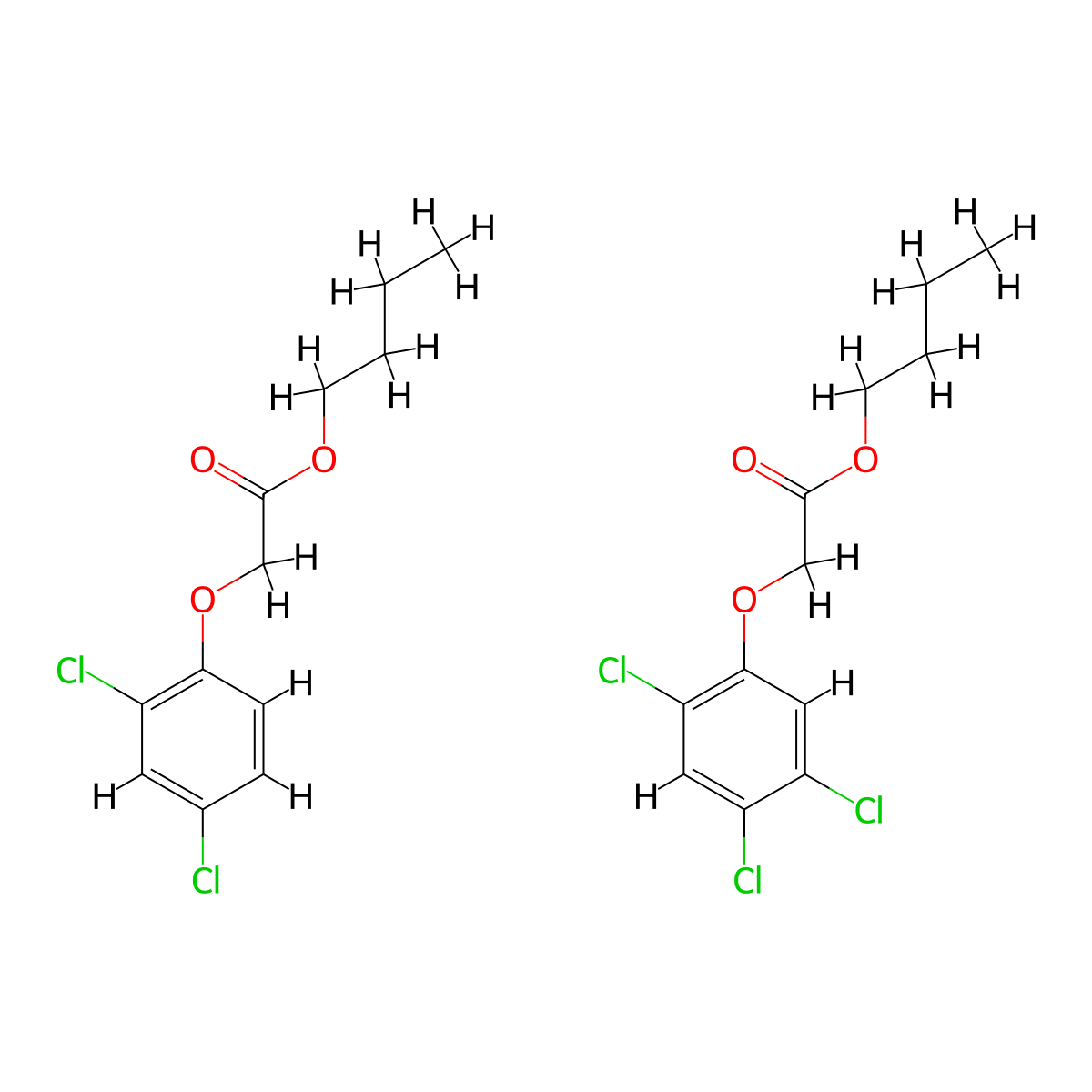 Agent Orange molecular structure, CAS 39277-47-9