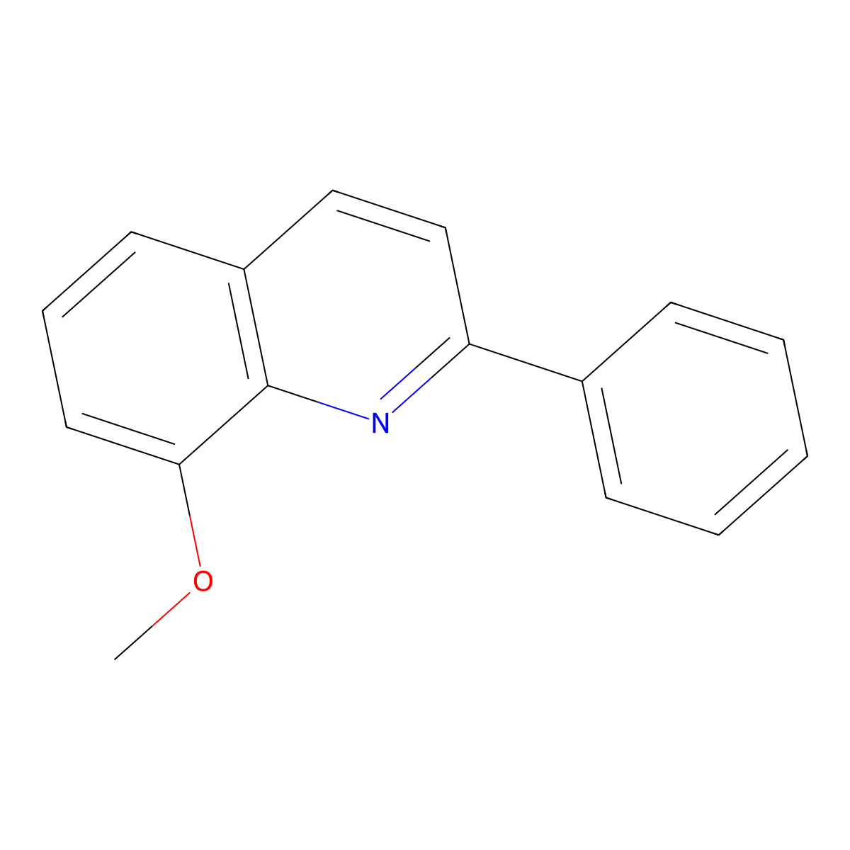 8-Methoxy-2-phenylquinoline molecular structure, CAS 393109-89-2