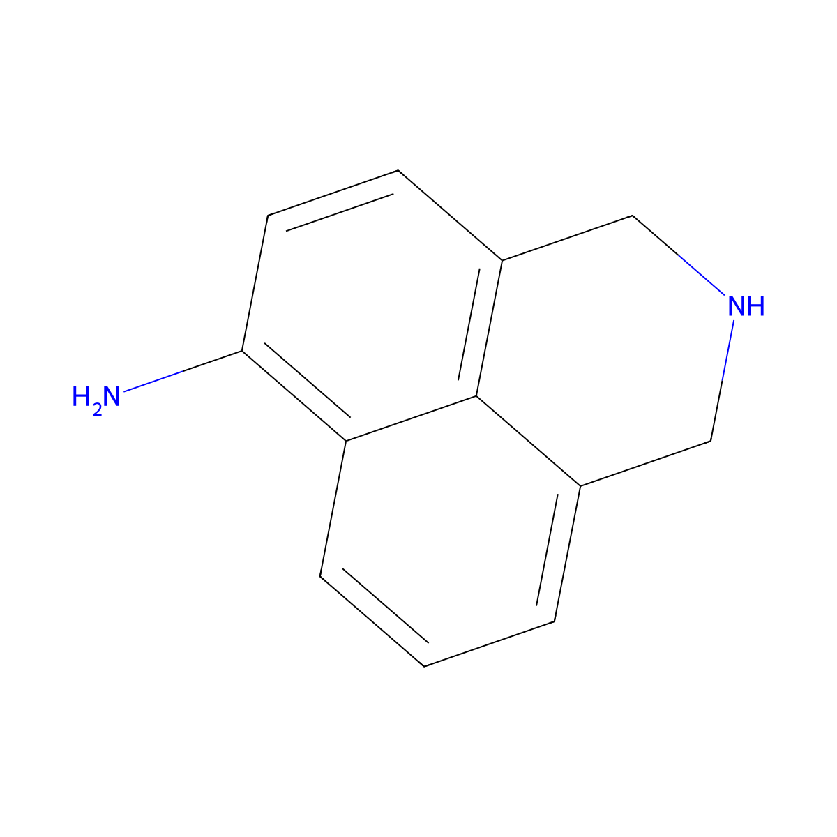 2,3-dihydro-1H-benzo[de]isoquinolin-6-amine molecular structure, CAS 393516-81-9