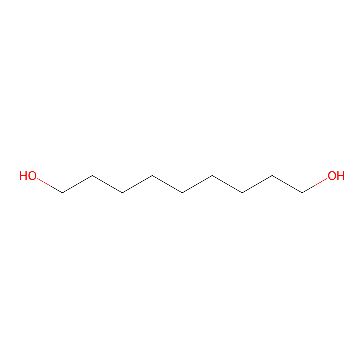 1,9-Nonanediol molecular structure, CAS 3937-56-2