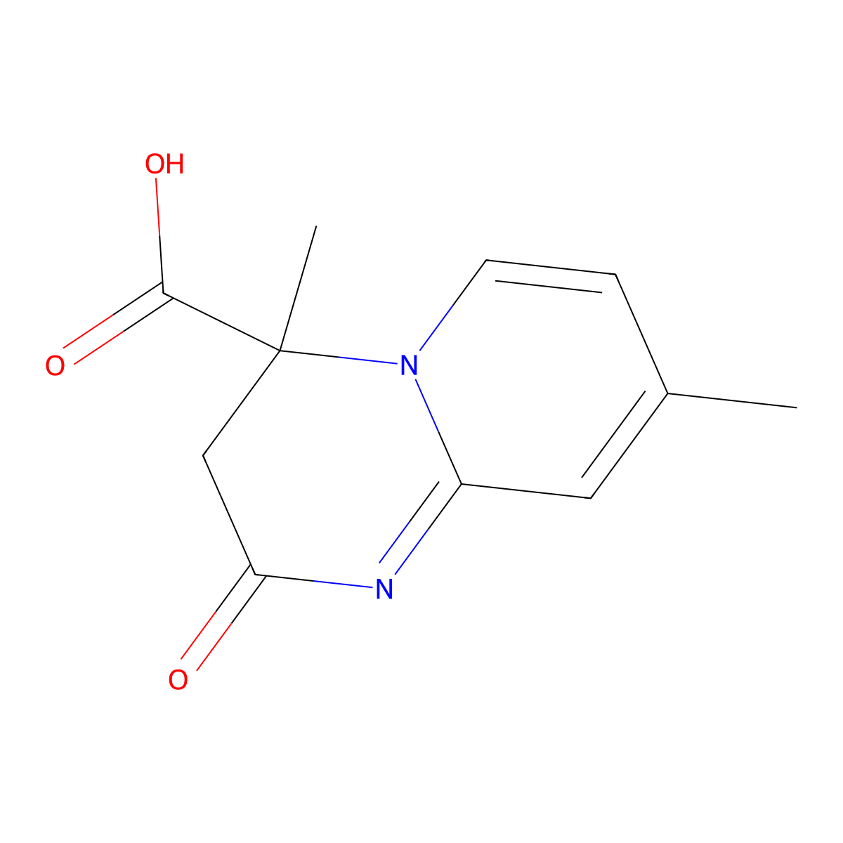 4,8-Dimethyl-2-oxo-3,4-dihydro-2H-pyrido[1,2-a]pyrimidine-4-carboxylic acid molecular structure, CAS 393802-66-9