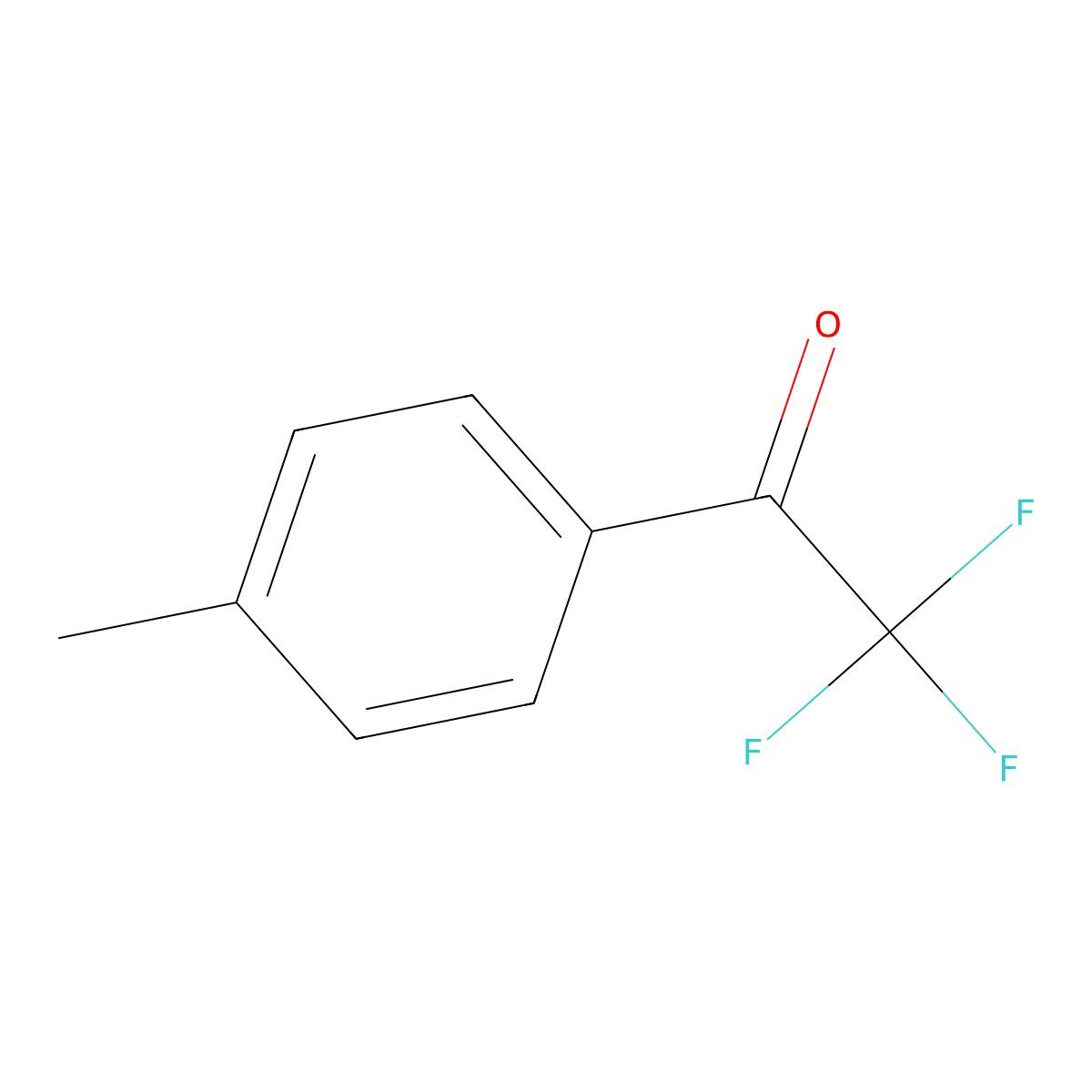 4-(Trifluoroacetyl)toluene molecular structure, CAS 394-59-2