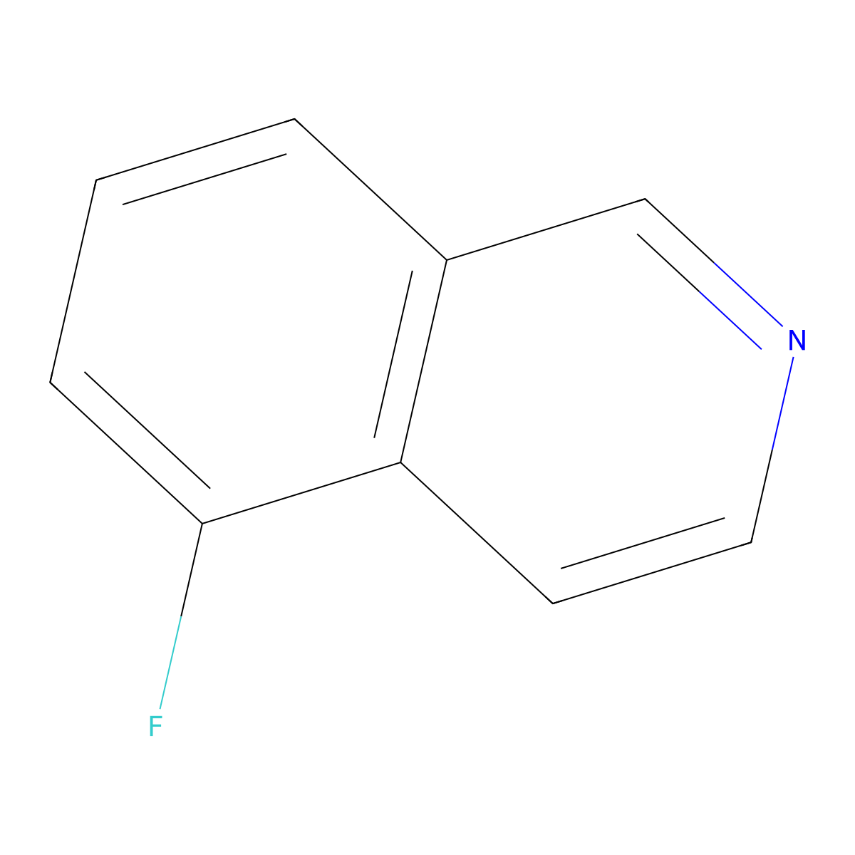 5-Fluoroisoquinoline molecular structure, CAS 394-66-1