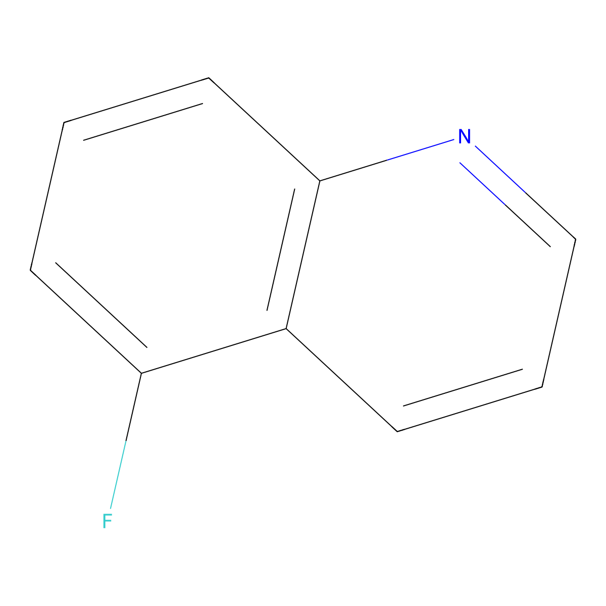 5-Fluoroquinoline molecular structure, CAS 394-69-4