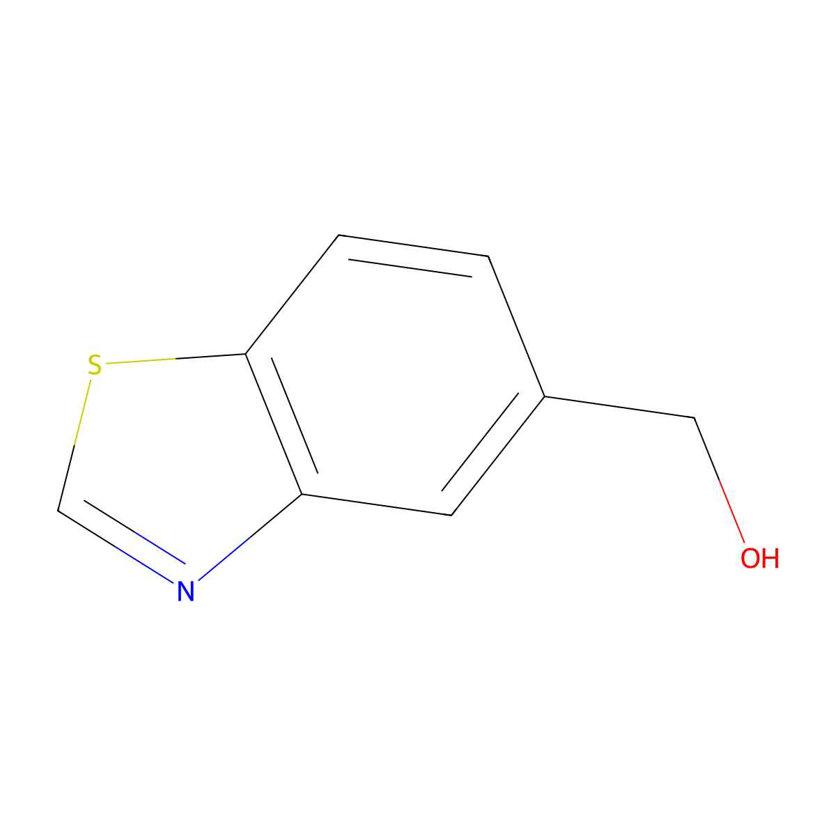Benzo[d]thiazol-5-ylmethanol molecular structure, CAS 394223-37-1