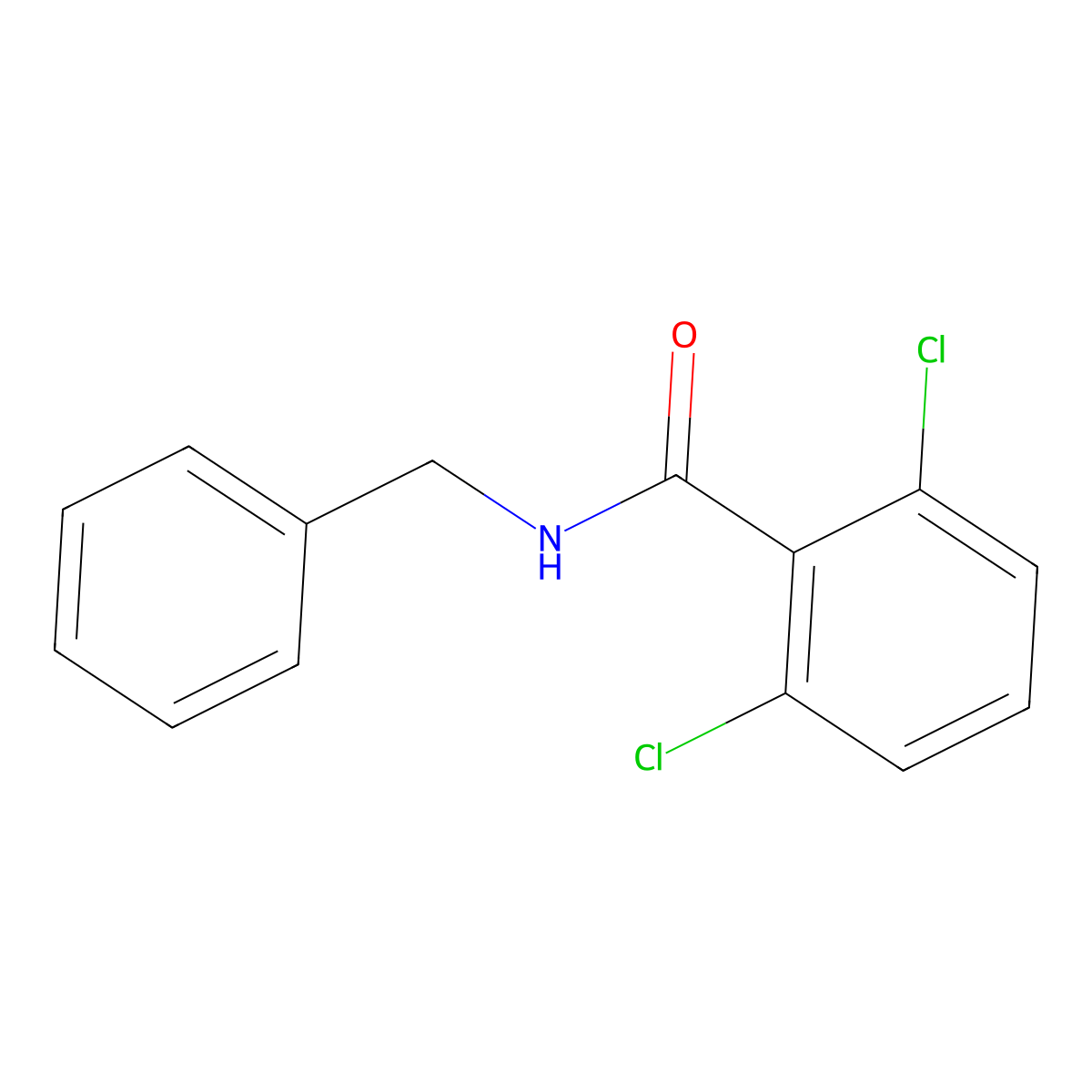 2,6-Dichloro-N-(phenylmethyl)benzamide molecular structure, CAS 394223-88-2