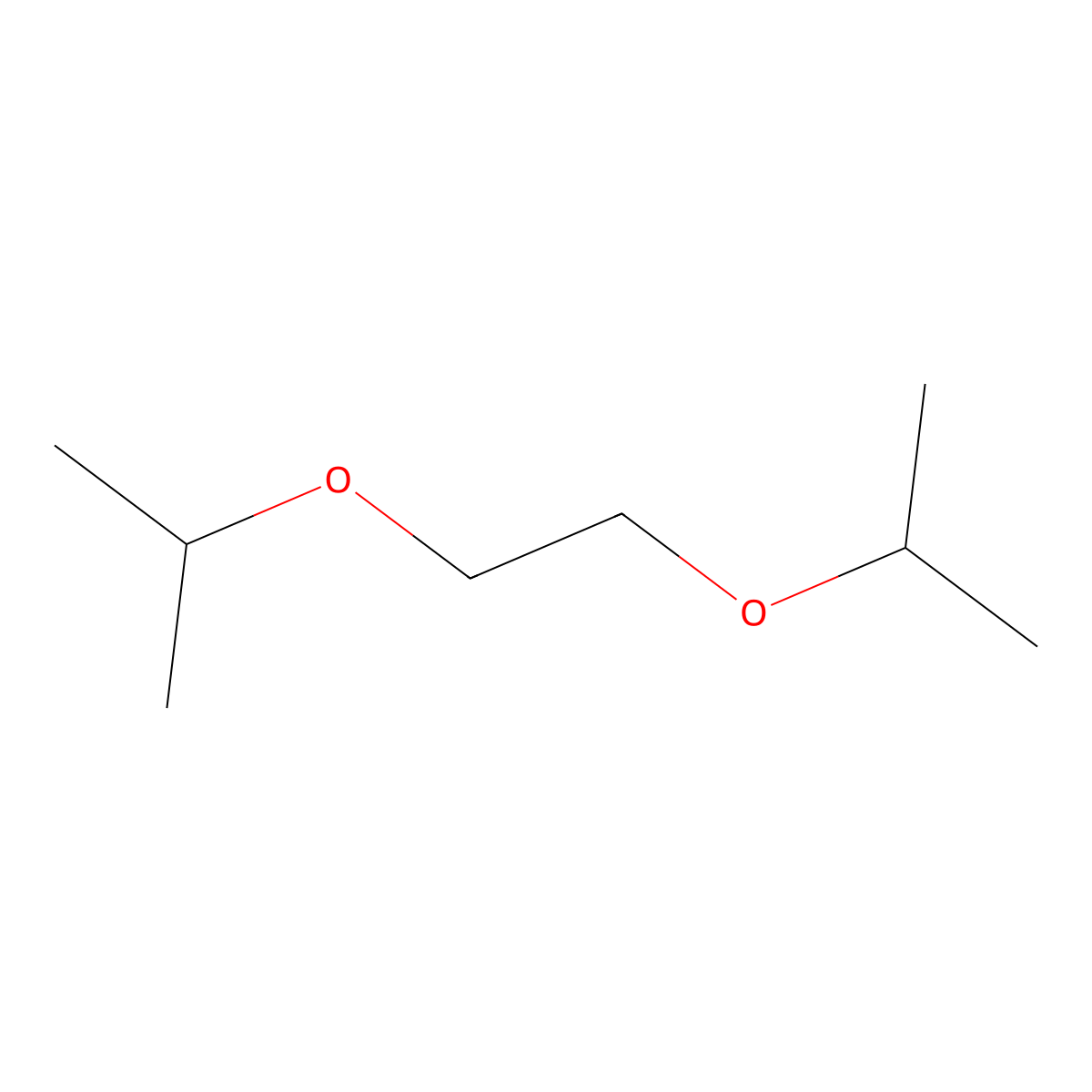 2,2'-(Ethylenebis(oxy))bispropane molecular structure, CAS 3944-35-2