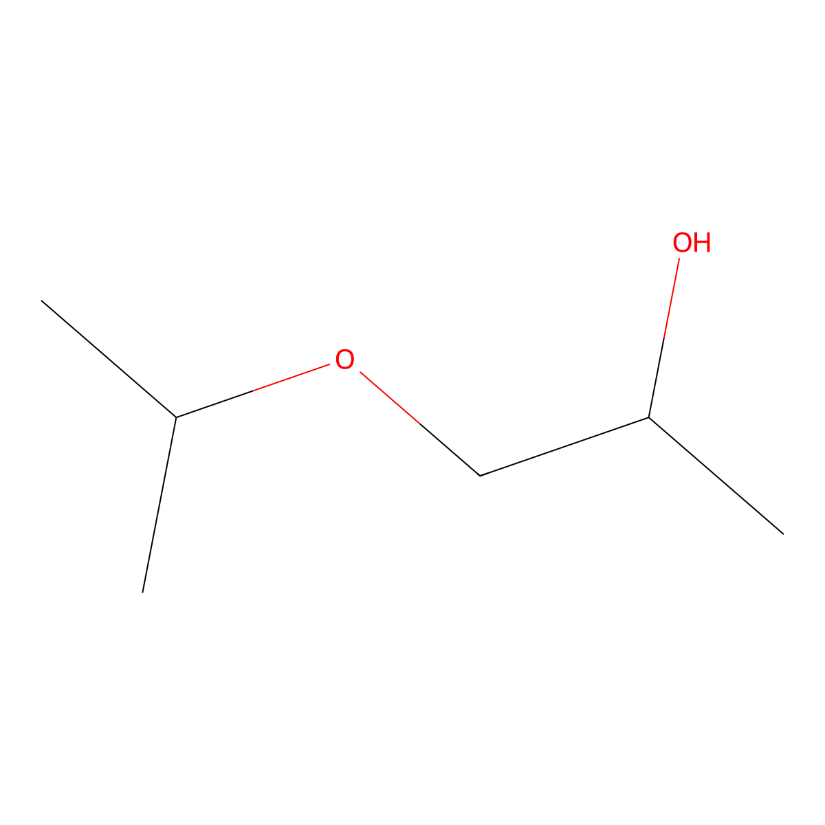 1-Isopropoxy-2-propanol molecular structure, CAS 3944-36-3
