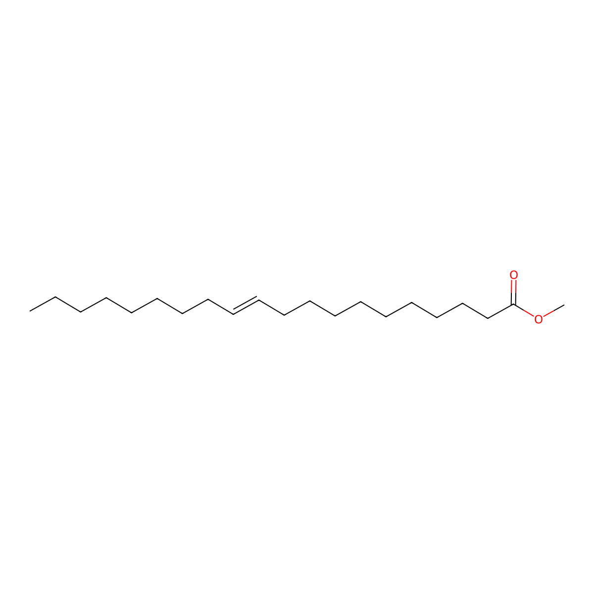 Methyl 11-eicosenoate molecular structure, CAS 3946-08-5