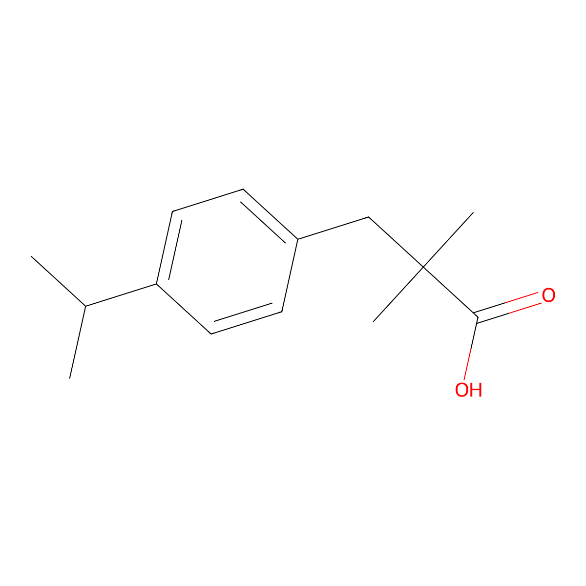 3-(4-isopropylphenyl)-2,2-dimethylpropanoic Acid molecular structure, CAS 394652-71-2