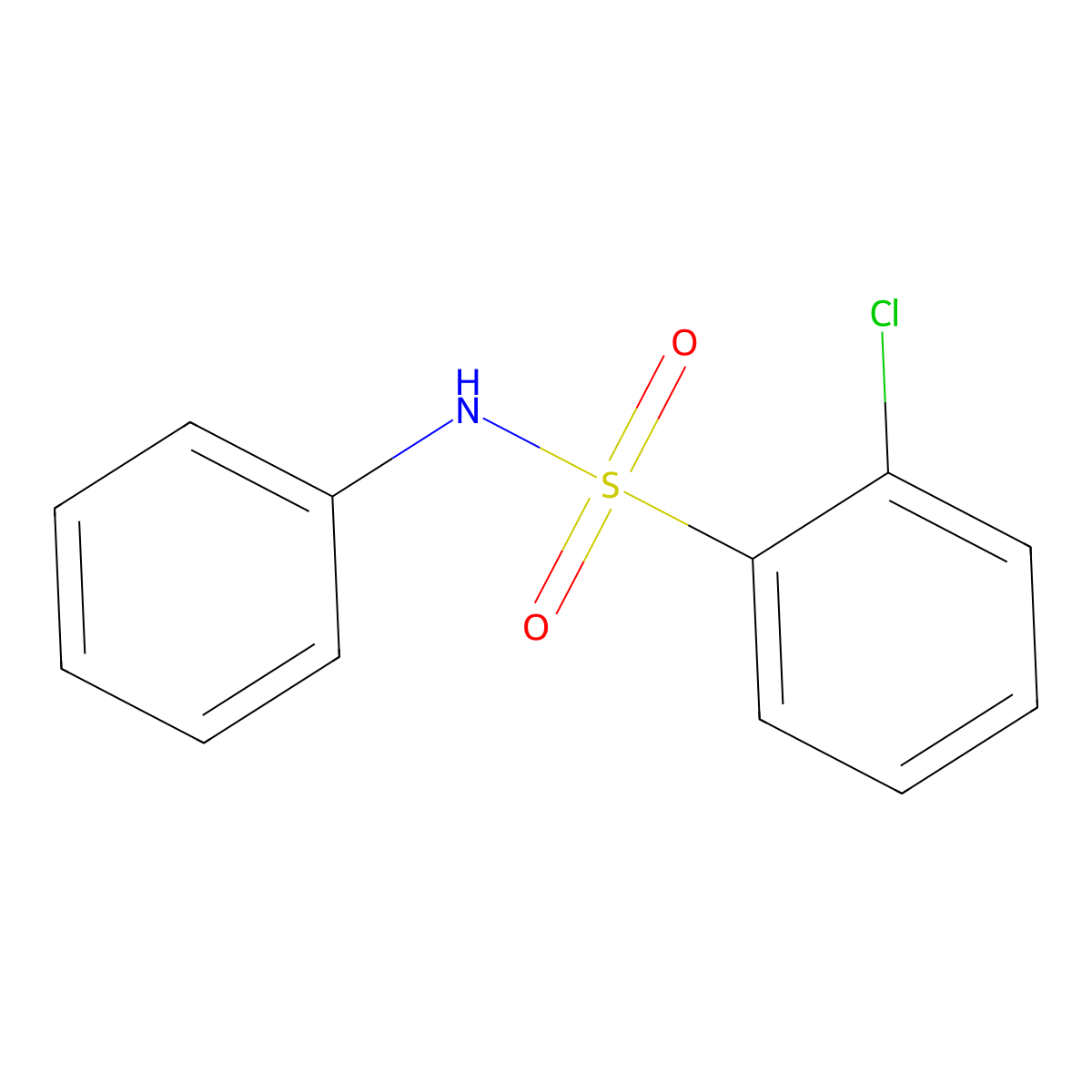 2-chloro-N-phenylbenzenesulfonamide molecular structure, CAS 394658-19-6