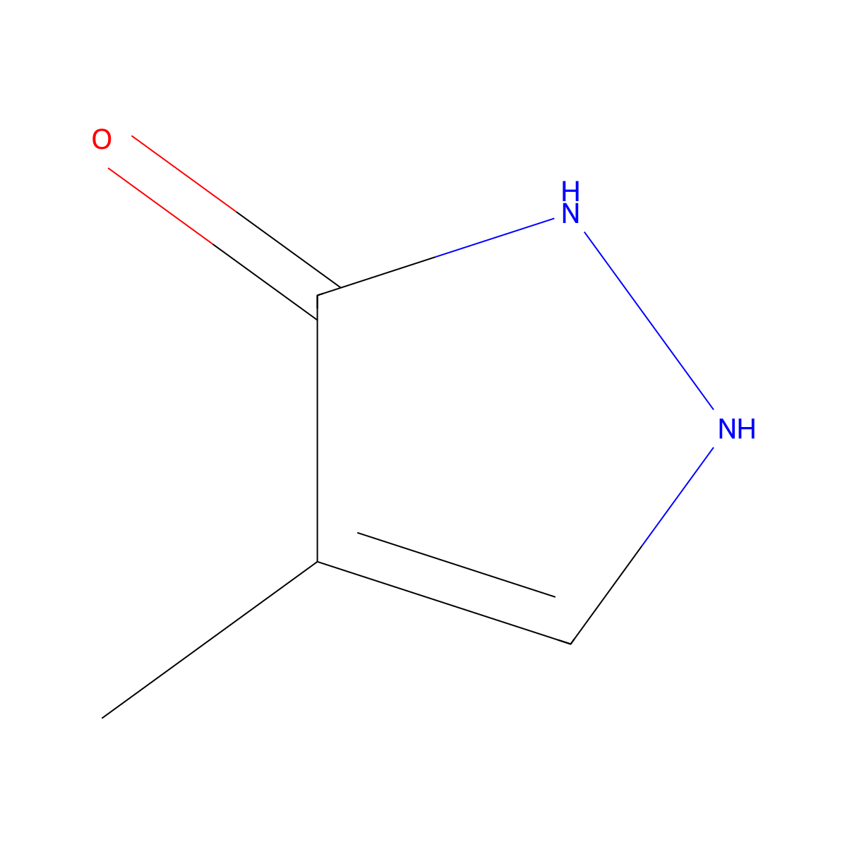 4-methyl-1H-pyrazol-3-ol molecular structure, CAS 3947-61-3