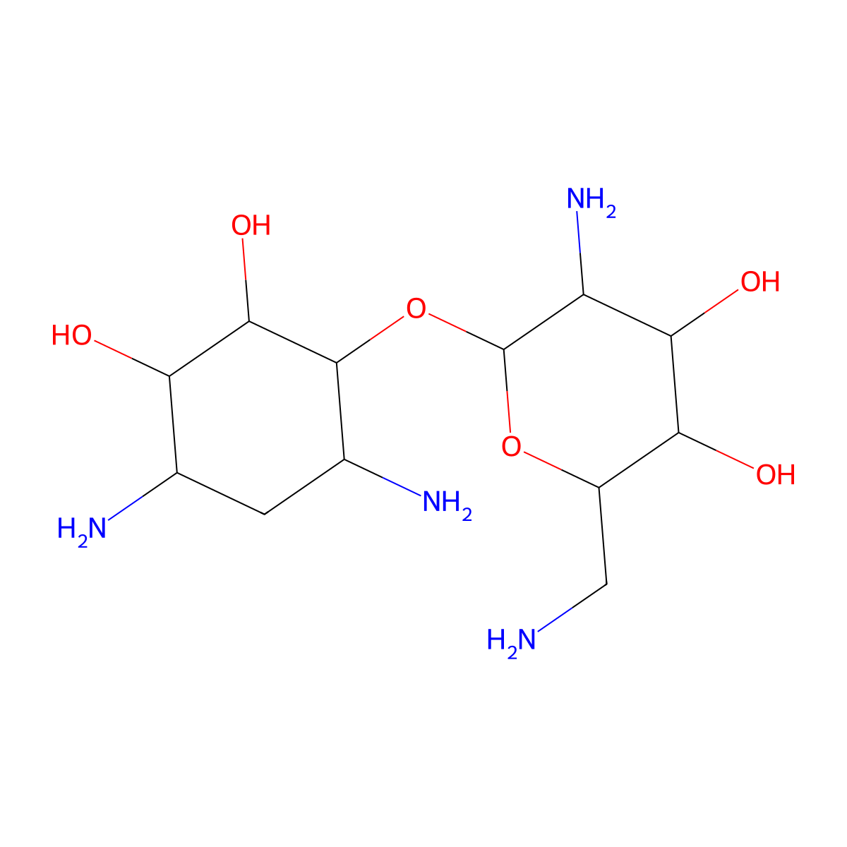 Neamine molecular structure, CAS 3947-65-7