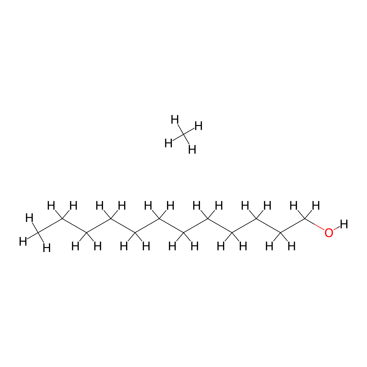 C12-13 alcohols molecular structure, CAS 39470-77-4