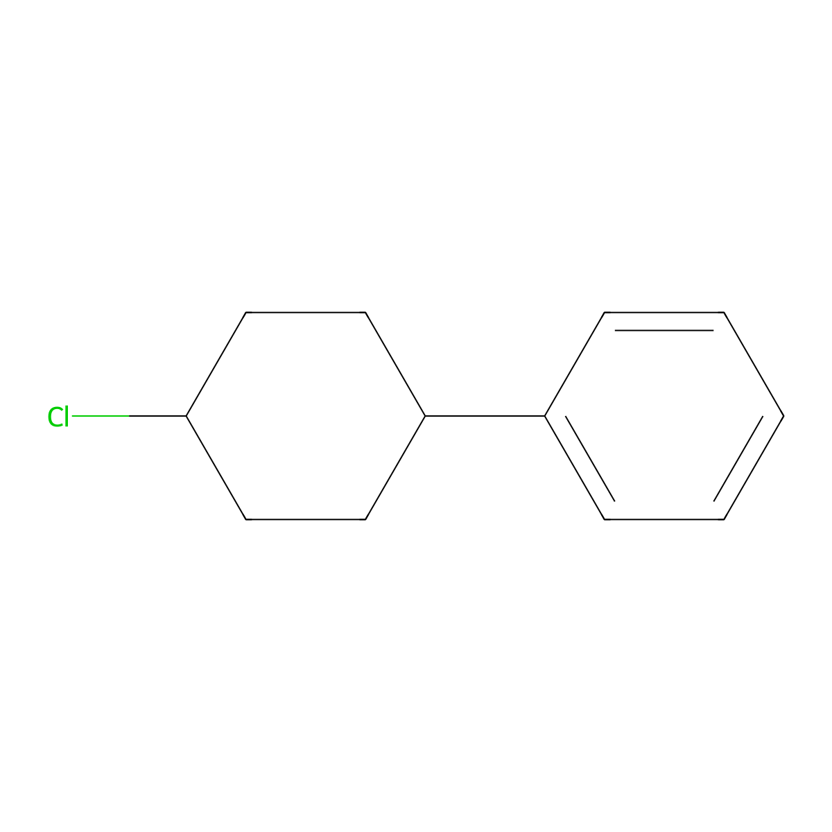 (4-Chlorocyclohexyl)benzene molecular structure, CAS 394704-02-0