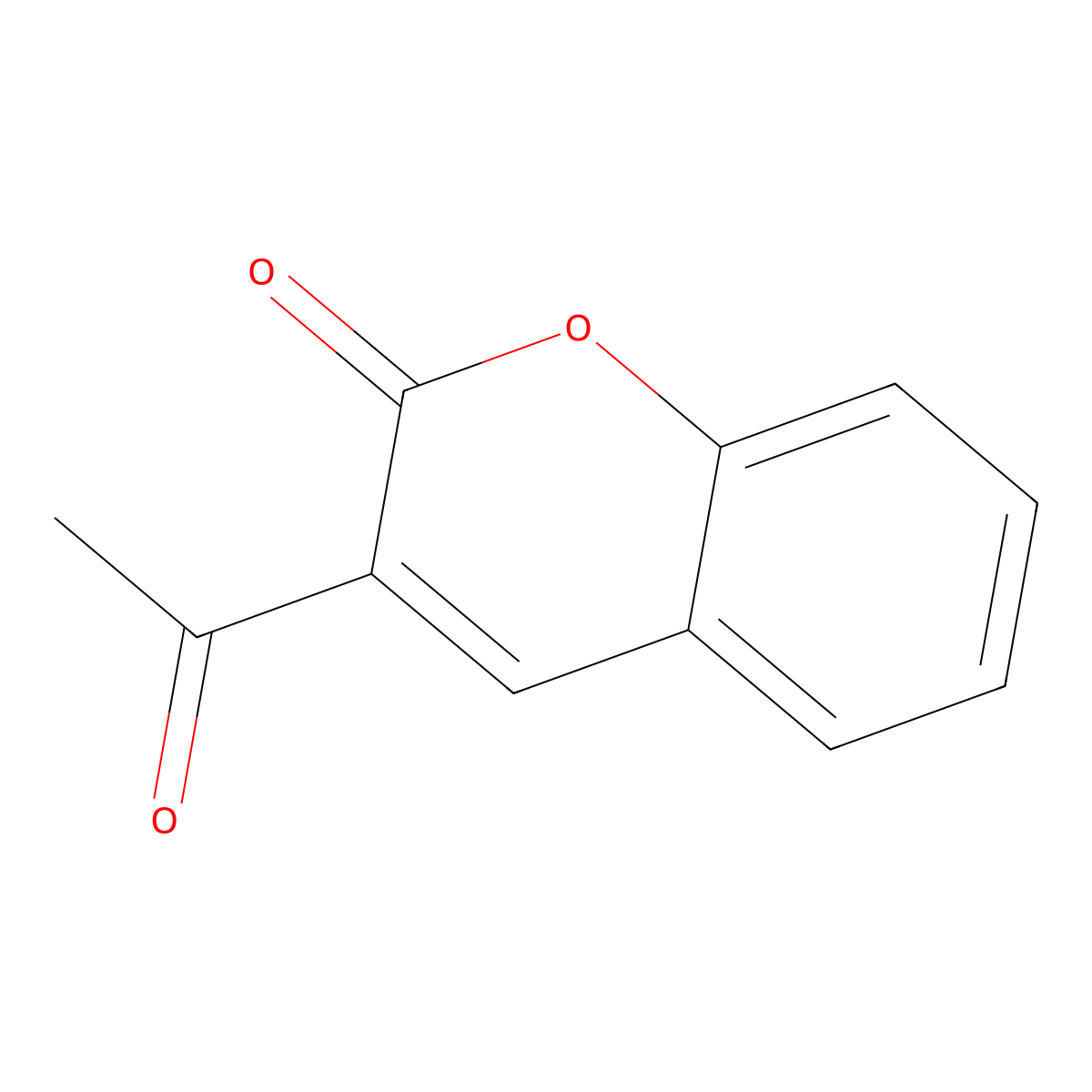 3-Acetylcoumarin molecular structure, CAS 3949-36-8